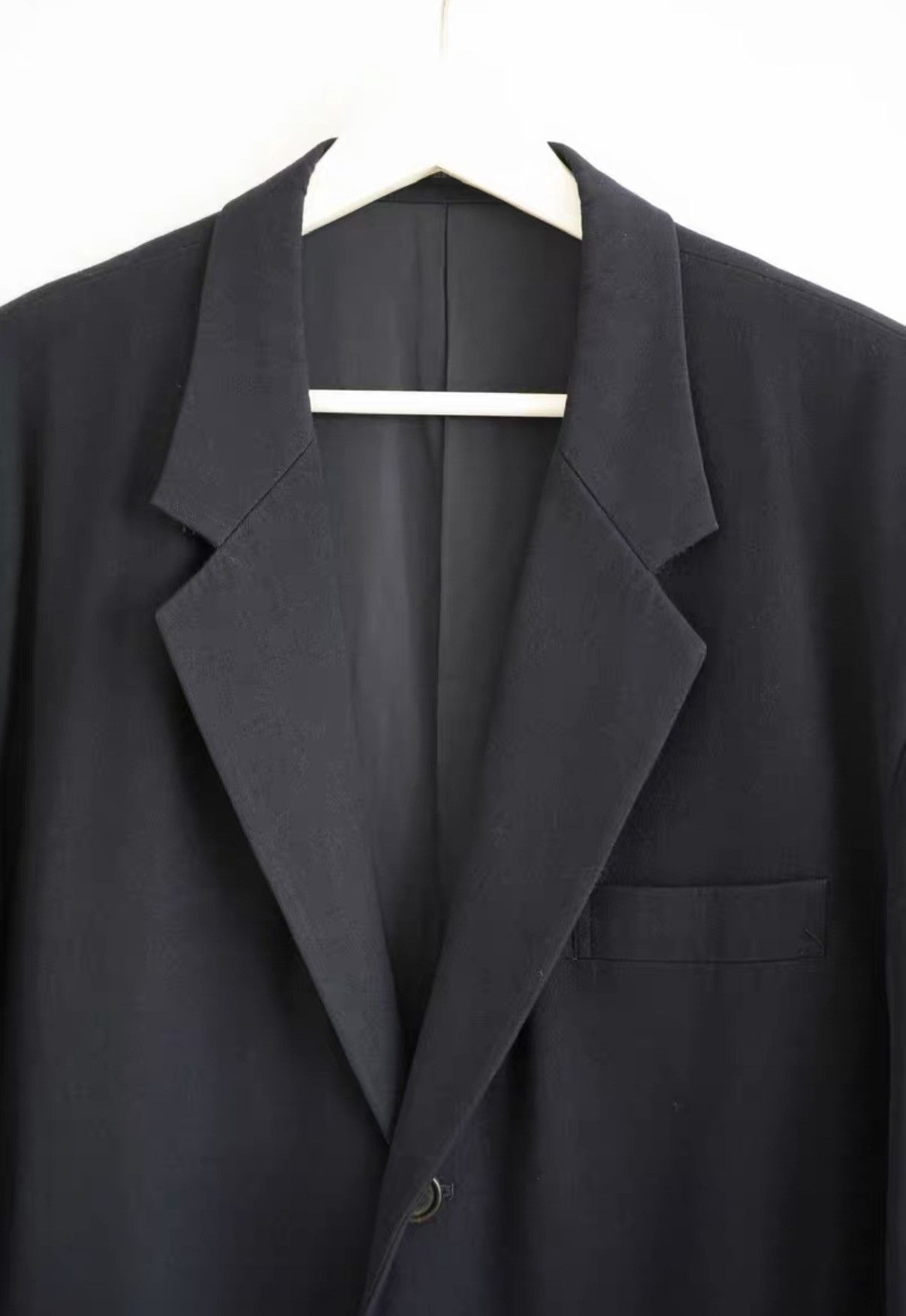 Yohji Yamamoto Yohji Yamamoto 87AW Irregular Flap Long Blazer K4 Size US M / EU 48-50 / 2 - 3 Thumbnail