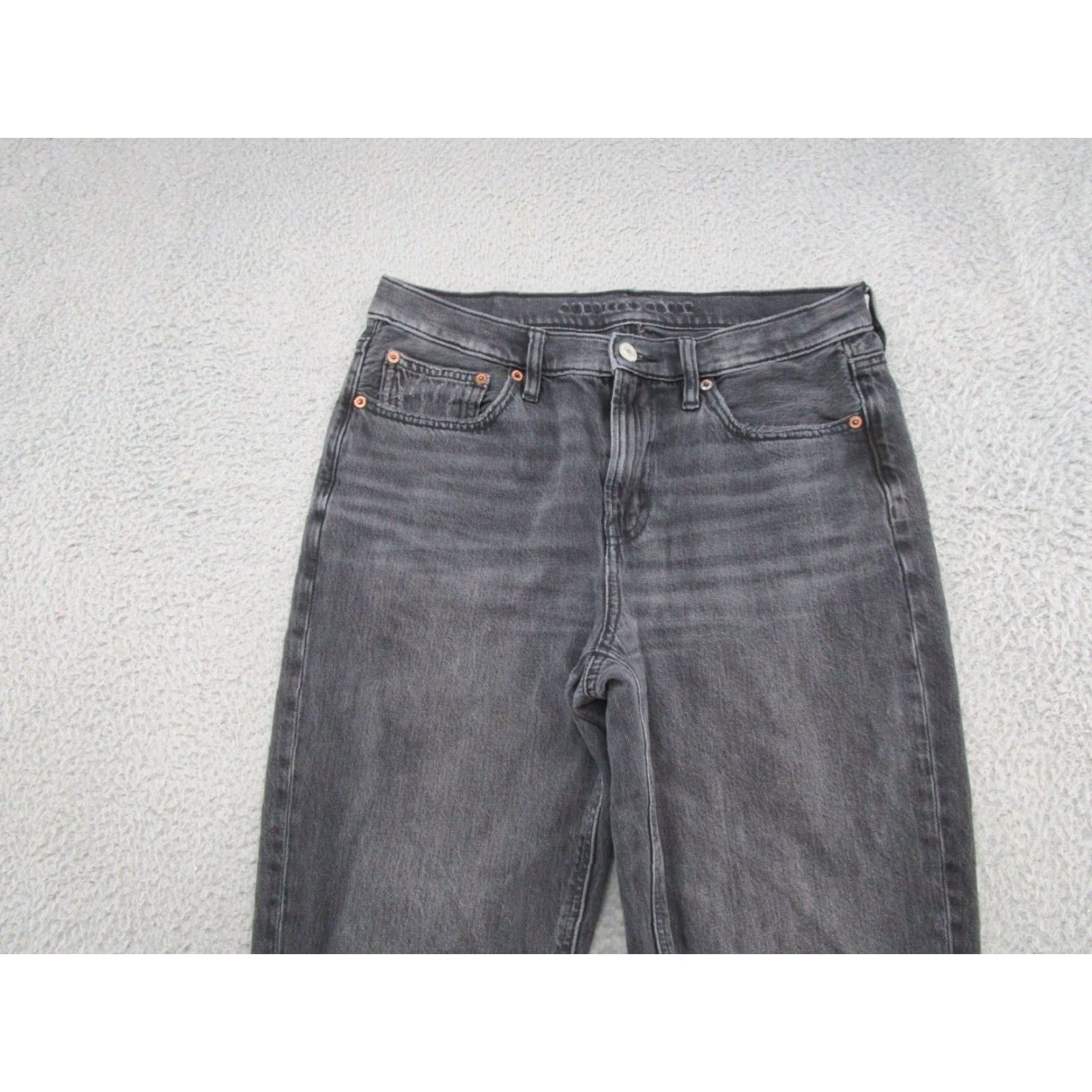 American Eagle Outfitters VINTAGE American Eagle 90's Bootcut Black Distressed Stretch Denim Jeans Size 6 Regular Women Bootcut Jeans Womens 90s Black Distressed Stretch Denim Size 28" / US 6 / IT 42 - 3 Thumbnail