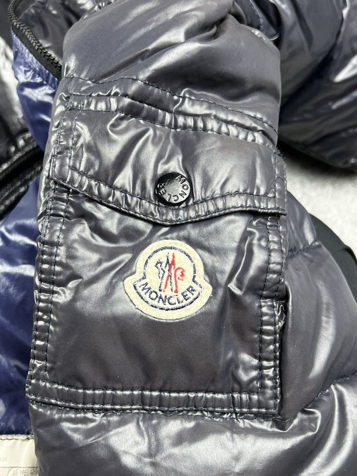 Moncler Moncler Moka Blue Down Parka Size M Size M / US 6-8 / IT 42-44 - 9 Thumbnail