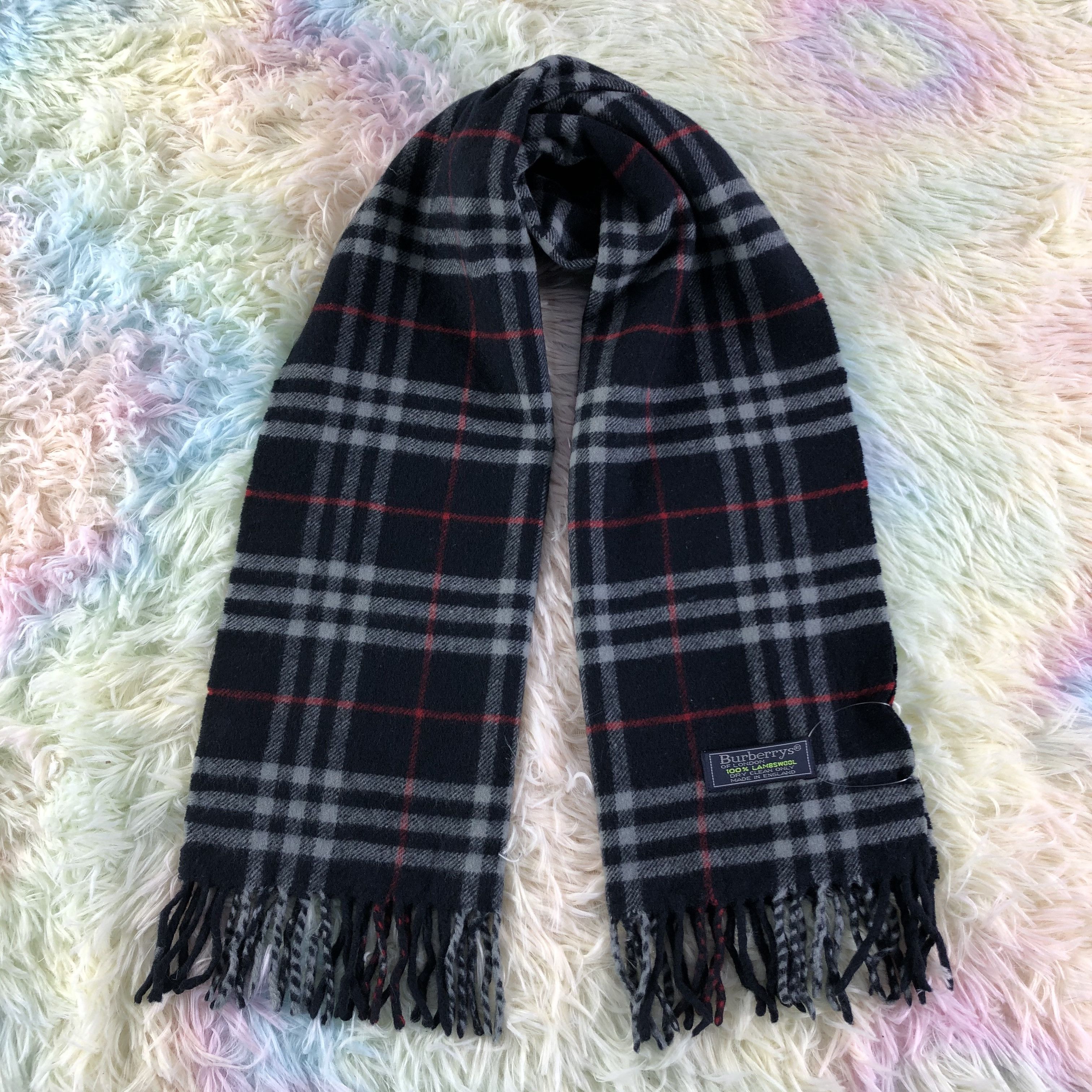 Burberry × Vintage Burberry Scarf / Muffler / Neckwear - KM514 Size ONE SIZE - 1 Thumbnail