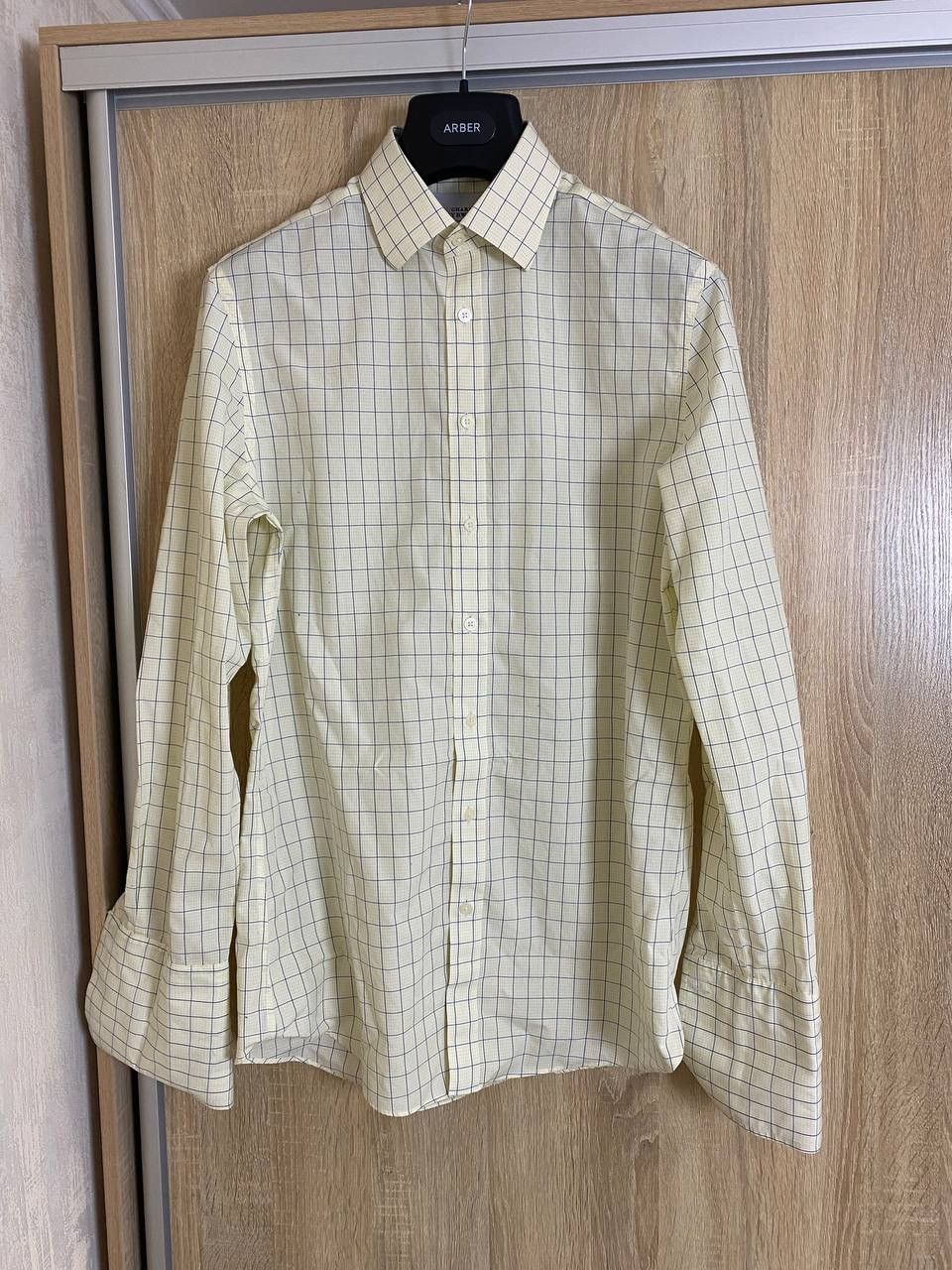 Charles Tyrwhitt 🔥 Charles Tyrwhitt Non Iron Slim Fit Button Up Shirt Cotton Size US XL / EU 56 / 4 - 6 Thumbnail