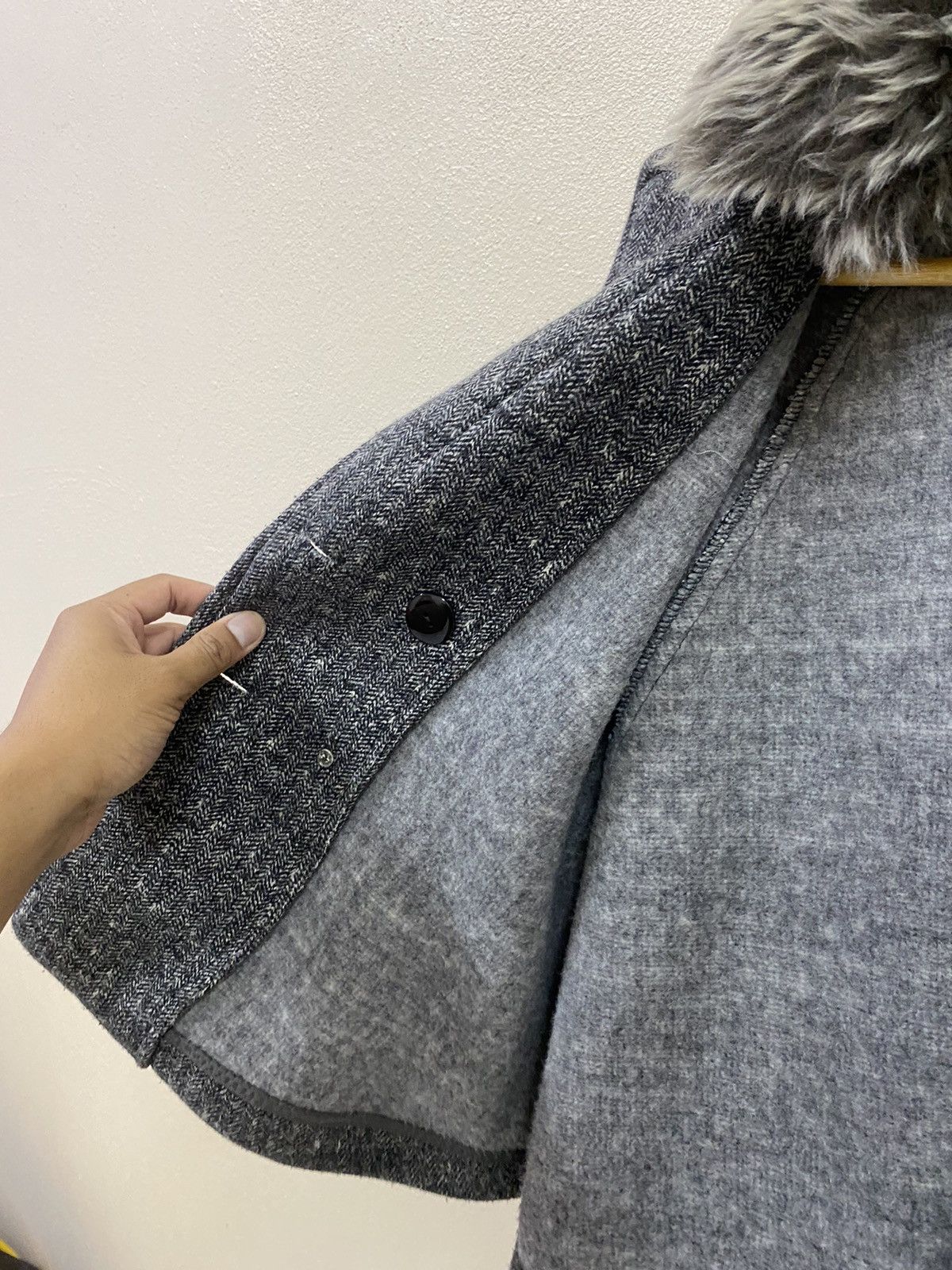 Comme Ca Ism × Japanese Brand Comme Ca Ism Poncho Fur Jacket Size M / US 6-8 / IT 42-44 - 9 Thumbnail