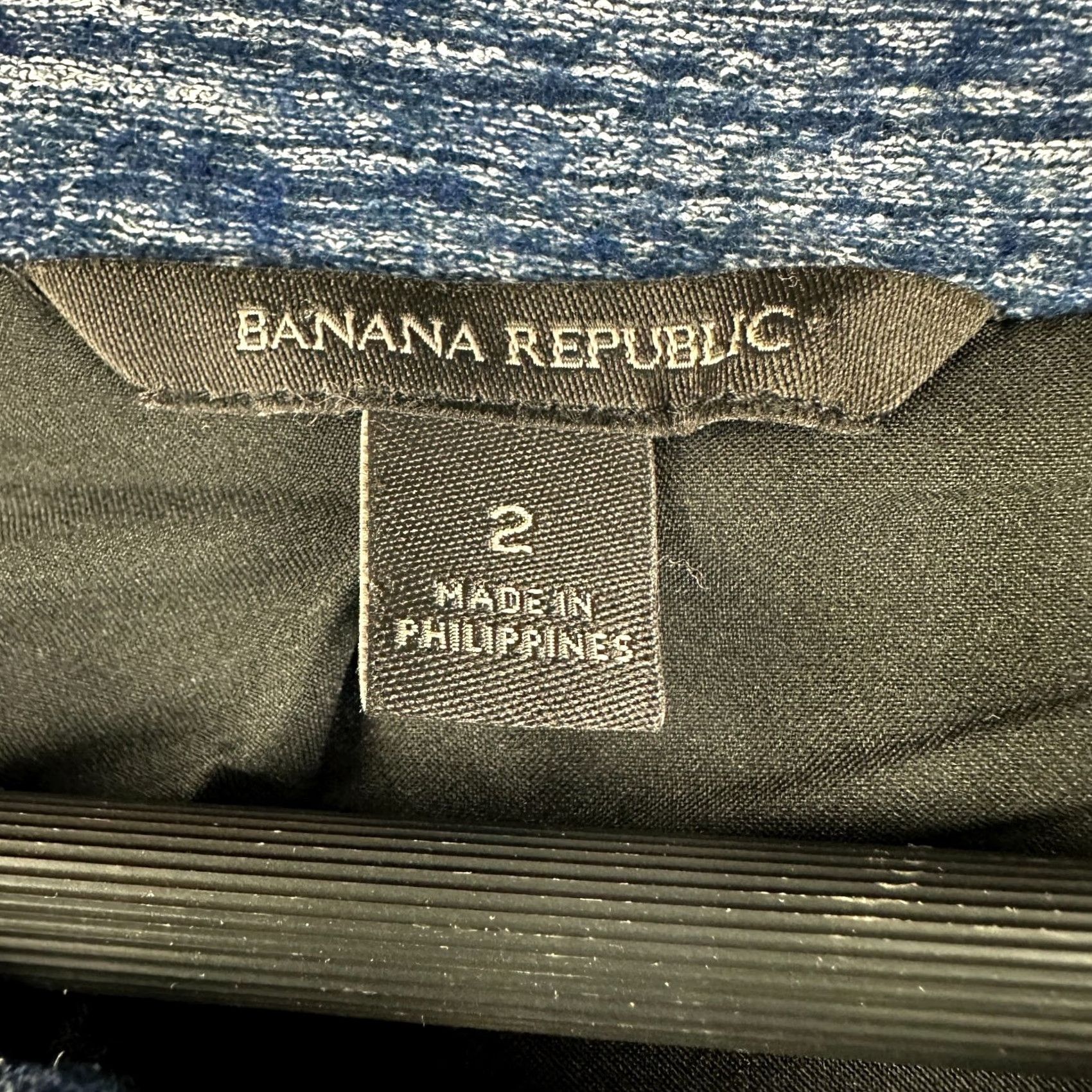 Banana Republic Banana Republic Cardigan Sweater Women 2 Blue Lined Fluted Hem Knit Regular Size 2 Dressy Casual Modern Classic Size XS / US 0-2 / IT 36-38 - 5 Thumbnail