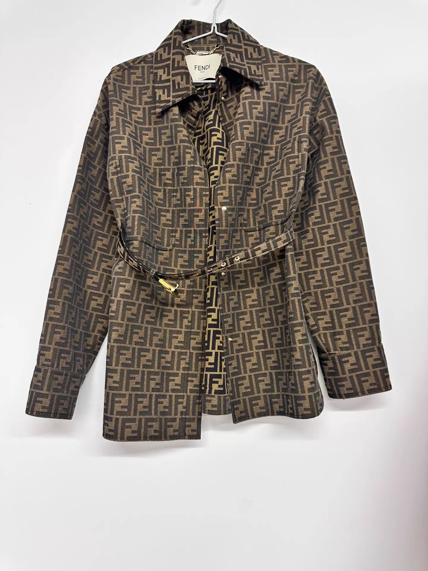 Fendi Fendi FF all over print 38 jacket Size XS / US 0-2 / IT 36-38 - 1 Thumbnail