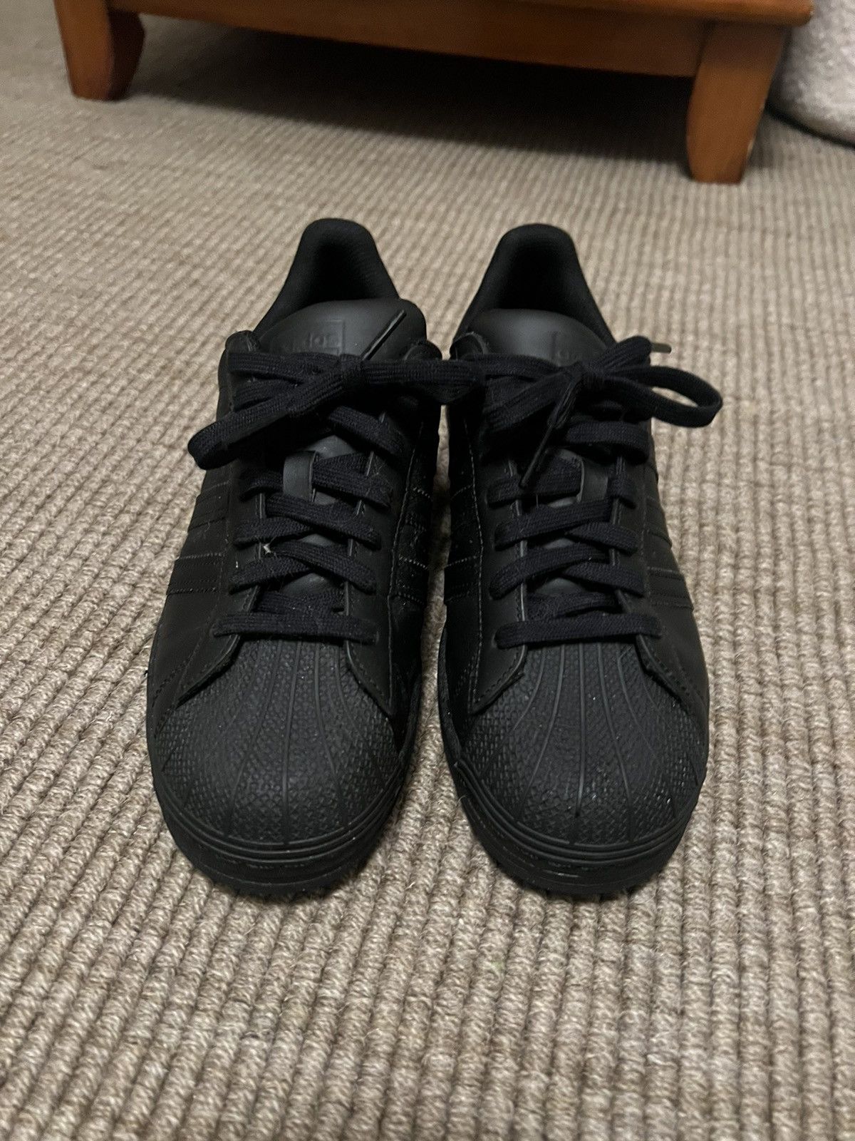 Adidas Adidas Superstar Triple Black Size US 8.5 / EU 41-42 - 2 Thumbnail