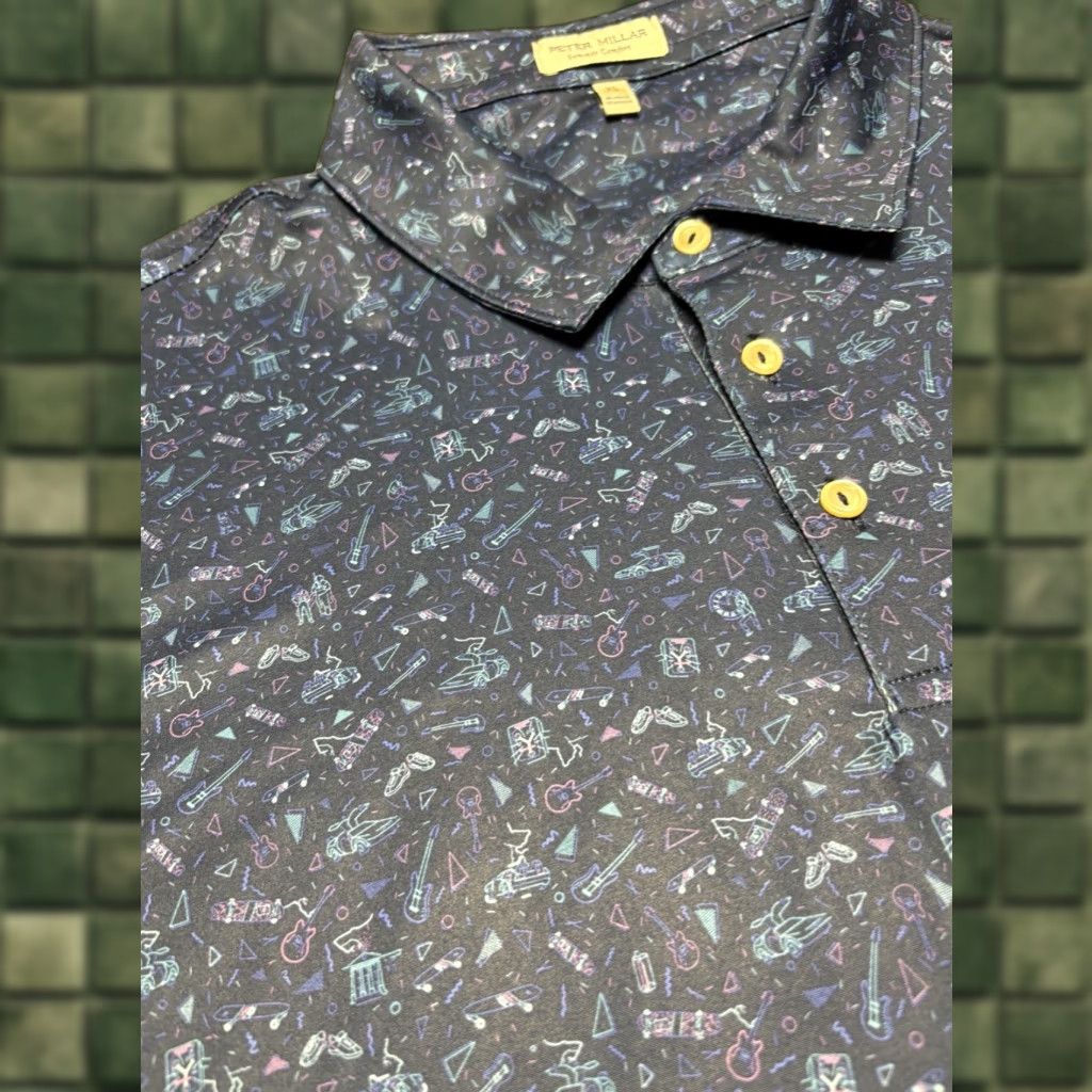 Peter Millar Peter Millar Polo Shirt Mens XL Blue Golf Summer Comfort Back To The Future Size US XL / EU 56 / 4 - 1 Thumbnail