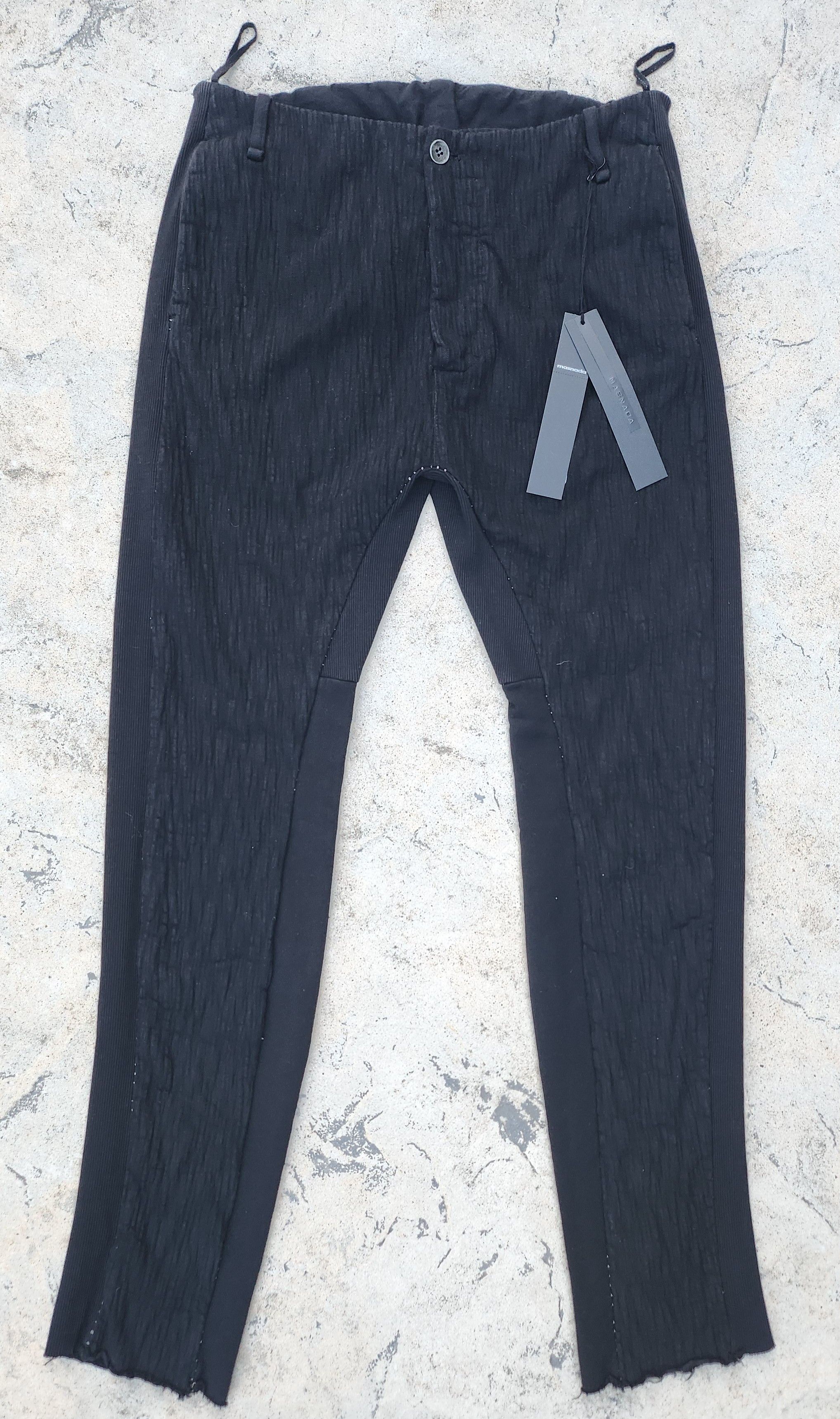 Masnada Twisted Leg Deconstructed Pants Size US 32 / EU 48 - 1 Thumbnail