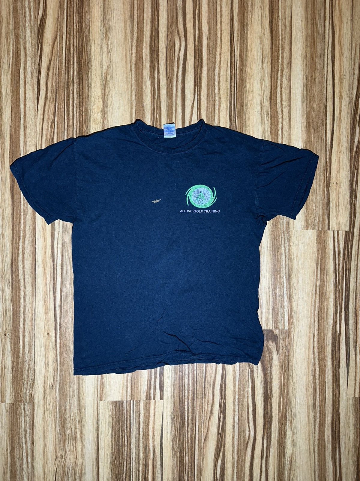 Gildan “Do The Right Swing” Active Golf Training black Tshirt Size US L / EU 52-54 / 3 - 2 Thumbnail