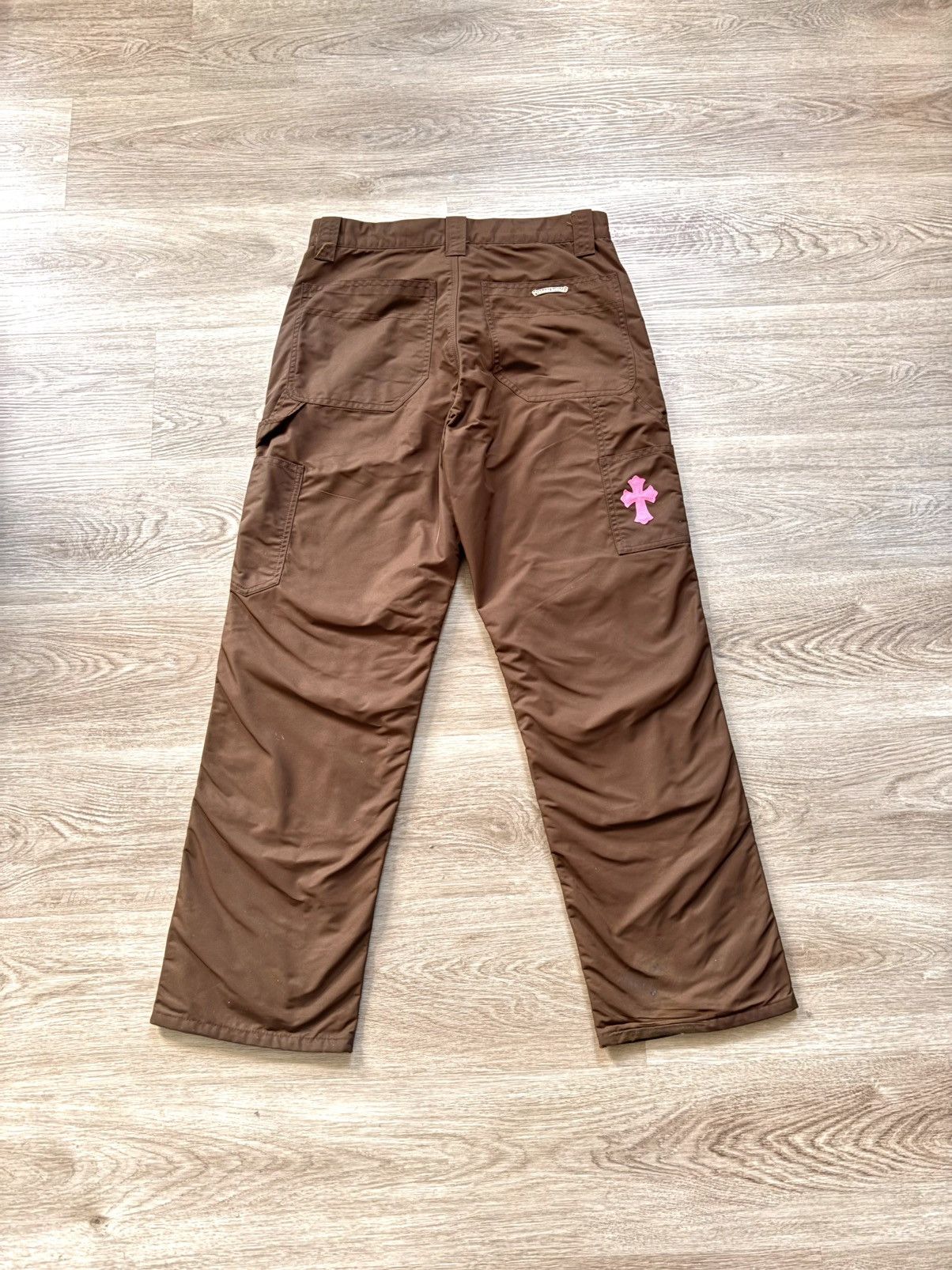 Chrome Hearts Chrome Hearts 1 Patch Leather Double-Knee Carpenter Pants Size US 30 / EU 46 - 17 Thumbnail
