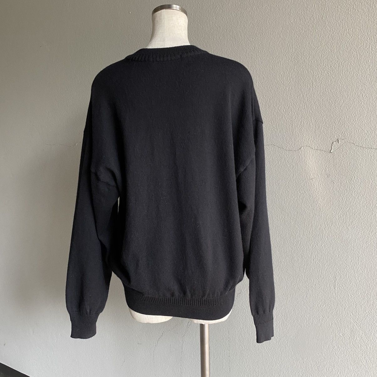 Balenciaga BALENCIAGA Black Logo Knit Cardigan. Size M / US 6-8 / IT 42-44 - 7 Thumbnail