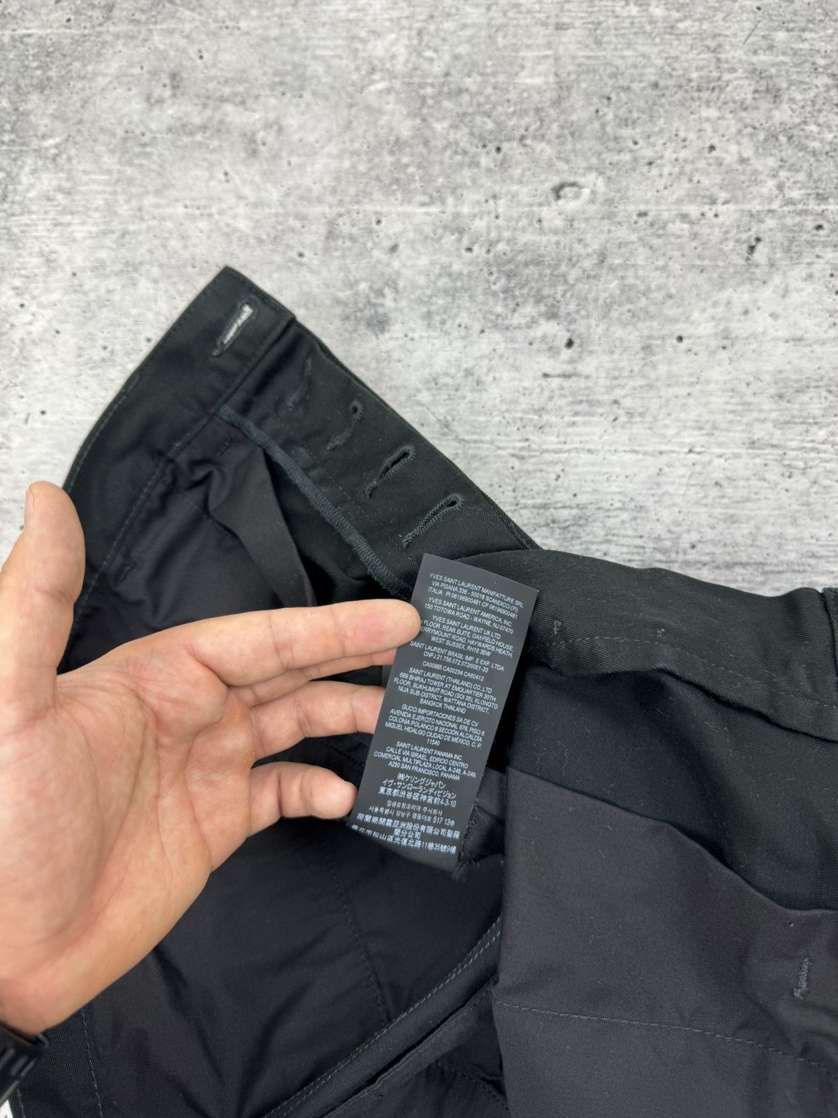 Saint Laurent Paris Vintage Saint Laurent Paris Classic Cropped Pants Trousers Size US 30 / EU 46 - 16 Thumbnail