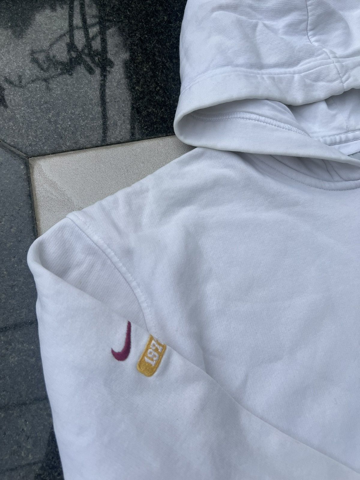 Nike × Vintage 90s Nike Retro Logo Vintage Y2K Oversized 1/4 Zip Hoodie Size US L / EU 52-54 / 3 - 8 Thumbnail