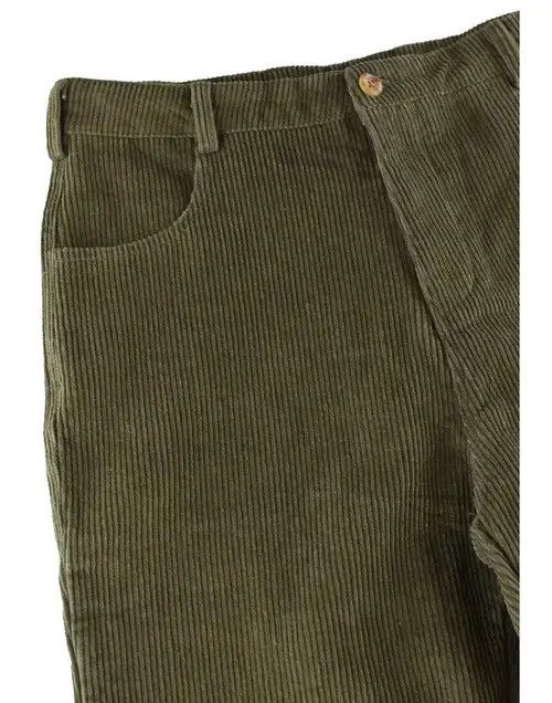 VIBE Corduroy Pants Olive Green Size US 32 / EU 48 - 2 Thumbnail