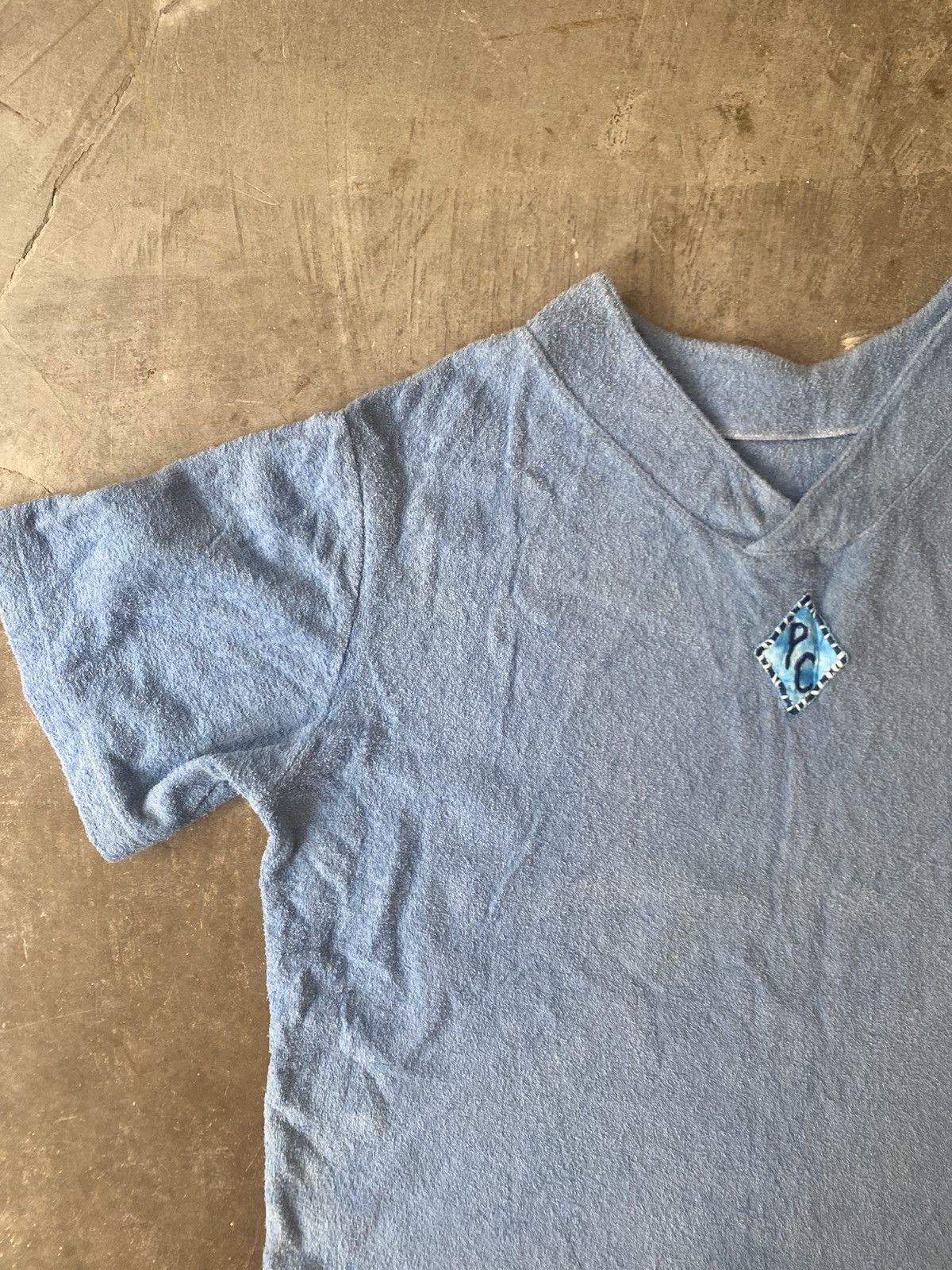 Porter Classic Porter Classic Oversize V Neck Tee Kapital Blue Blue Japan Size US M / EU 48-50 / 2 - 3 Thumbnail