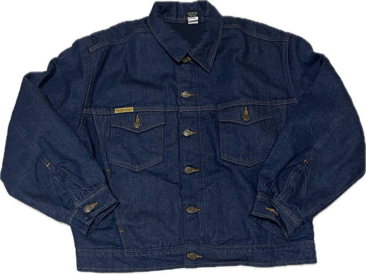 Other Prison Blue Western Jacket Rinsed Blue Lined Size US M / EU 48-50 / 2 - 1 Thumbnail