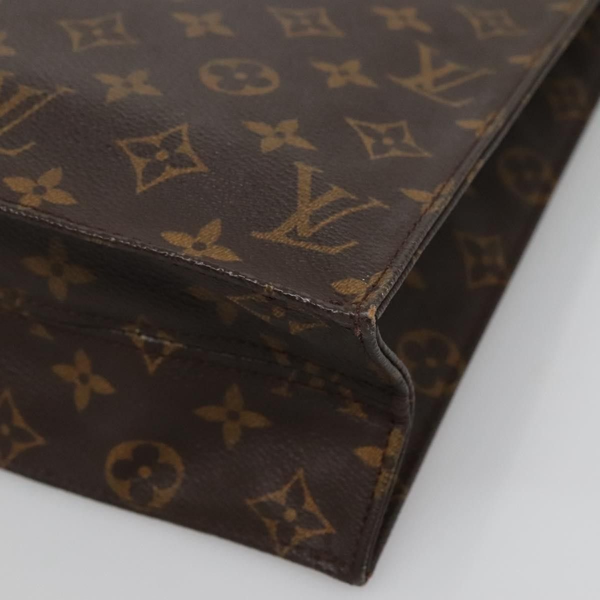 Louis Vuitton LOUIS VUITTON Monogram Sac Plat Hand Bag M51140 Size ONE SIZE - 9 Thumbnail