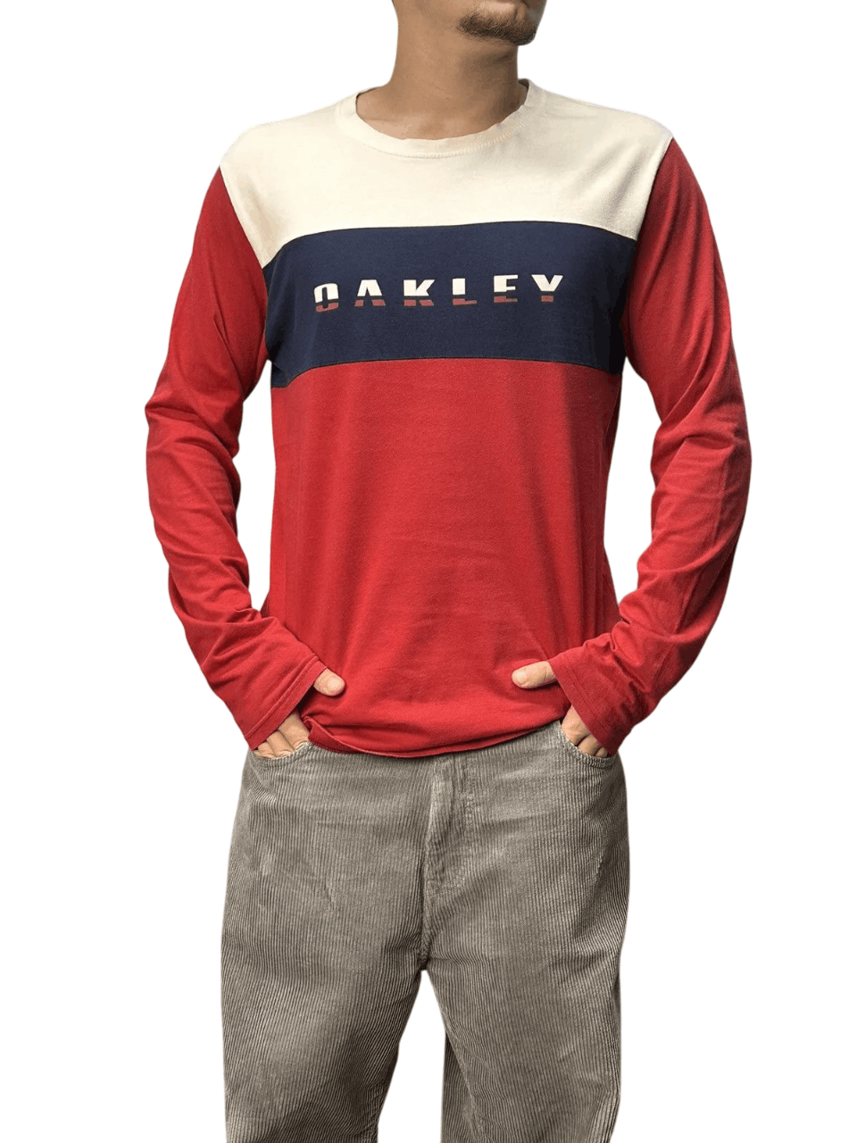 Oakley 👉 Y2K Oakley Vintage Tee Streetwear Crazy Faded Look Size US M / EU 48-50 / 2 - 2 Thumbnail