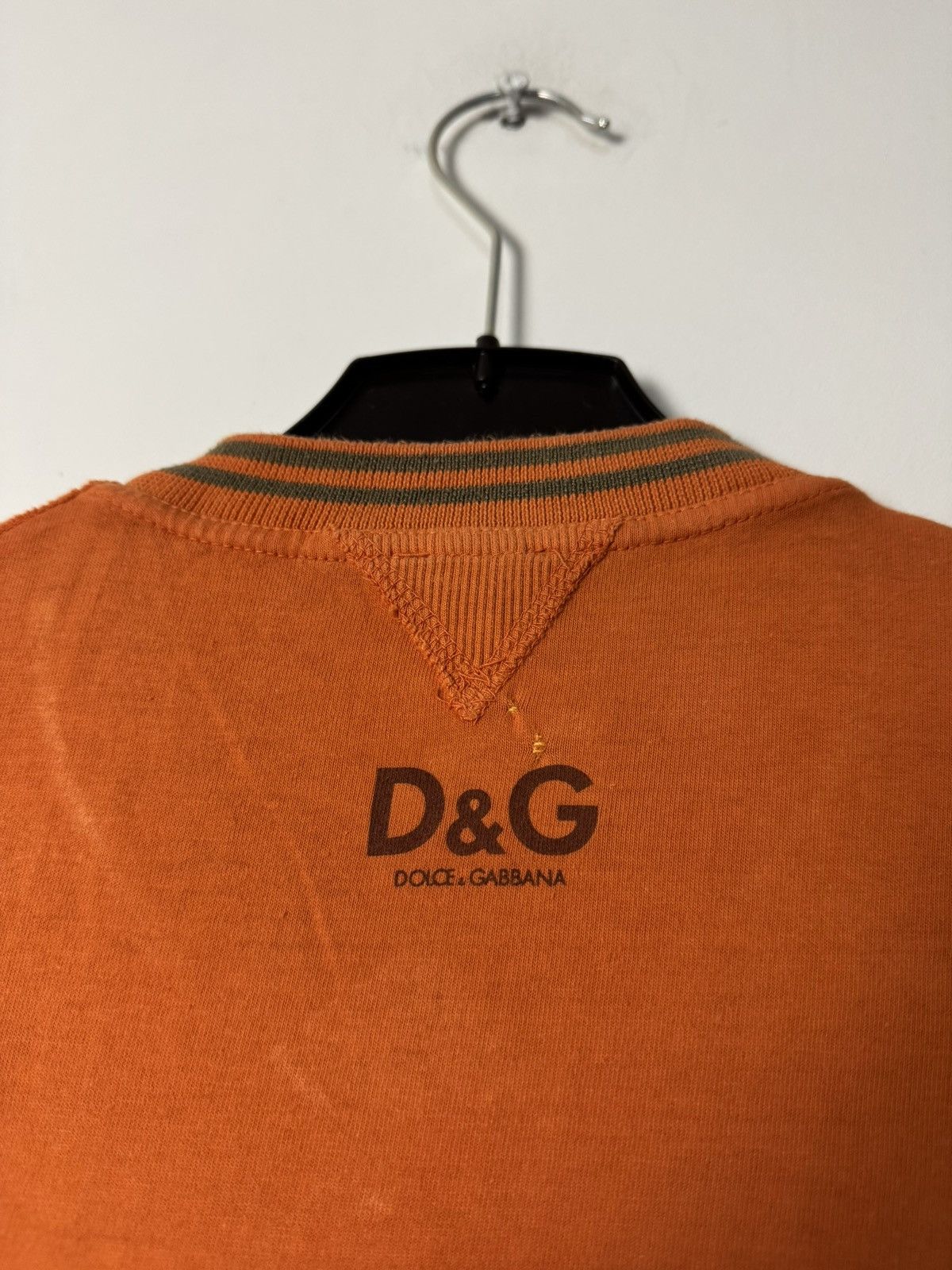 Dolce & Gabbana Archive Dolce & Gabbana D&G Freedom Graphic Tee Orange Y2K Size US L / EU 52-54 / 3 - 15 Thumbnail