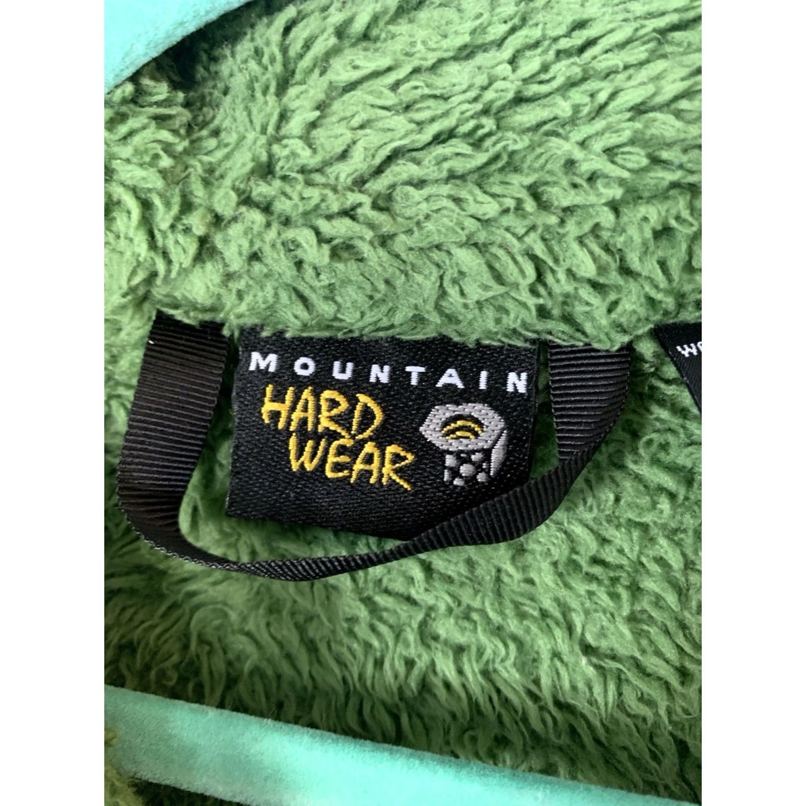 Mountain Hardwear VINTAGE Mountain Hardwear Jacket Womans Small Green Black Monkey Man Hi Pile Full Zip Size S / US 4 / IT 40 - 5 Thumbnail