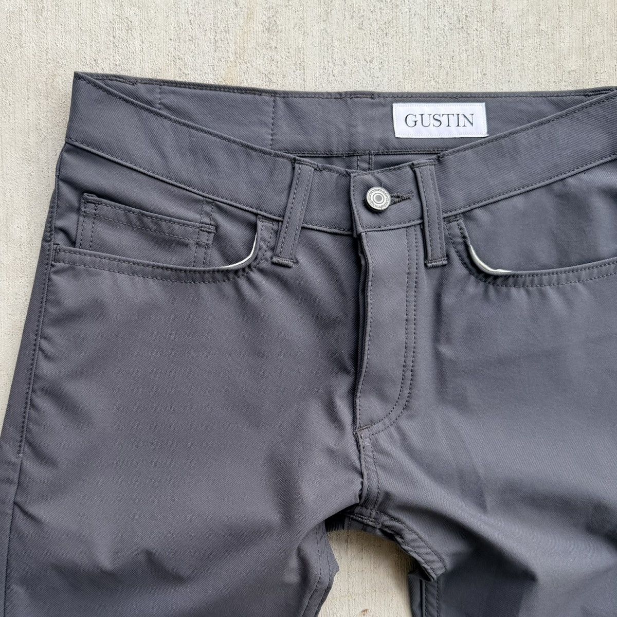 Gustin Gustin Button Fly Pants Mens 30 Grey California Skinny Size US 30 / EU 46 - 2 Thumbnail