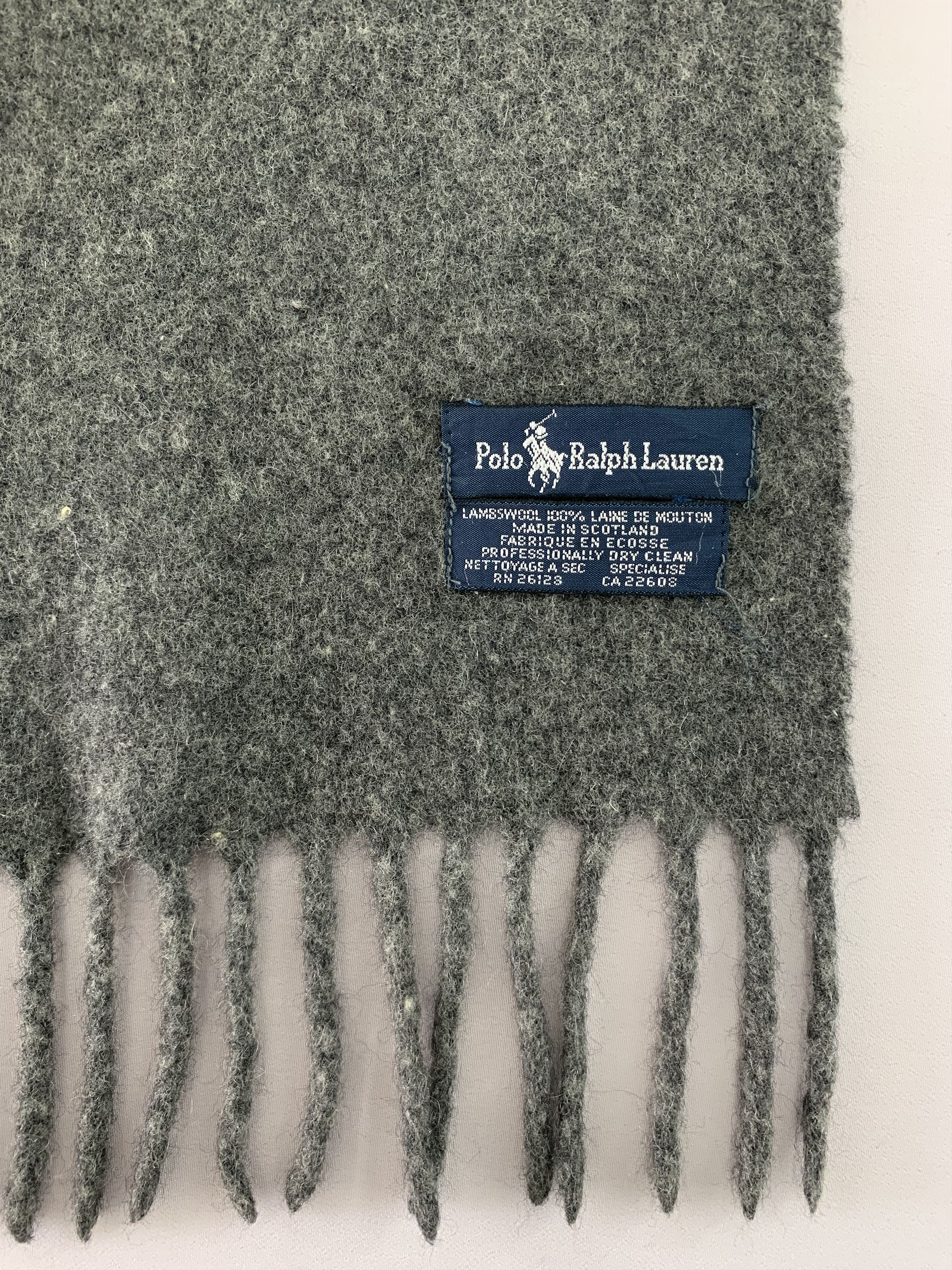 Polo Ralph Lauren Polo Ralph Lauren Scarf Wool Muffler Neck Wrap BL4307 Size ONE SIZE - 5 Thumbnail