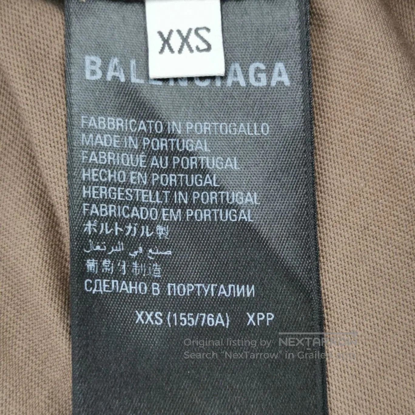 Balenciaga Vintage Balenciaga Distressed Cotton Logo T. Size XS / US 0-2 / IT 36-38 - 7 Thumbnail
