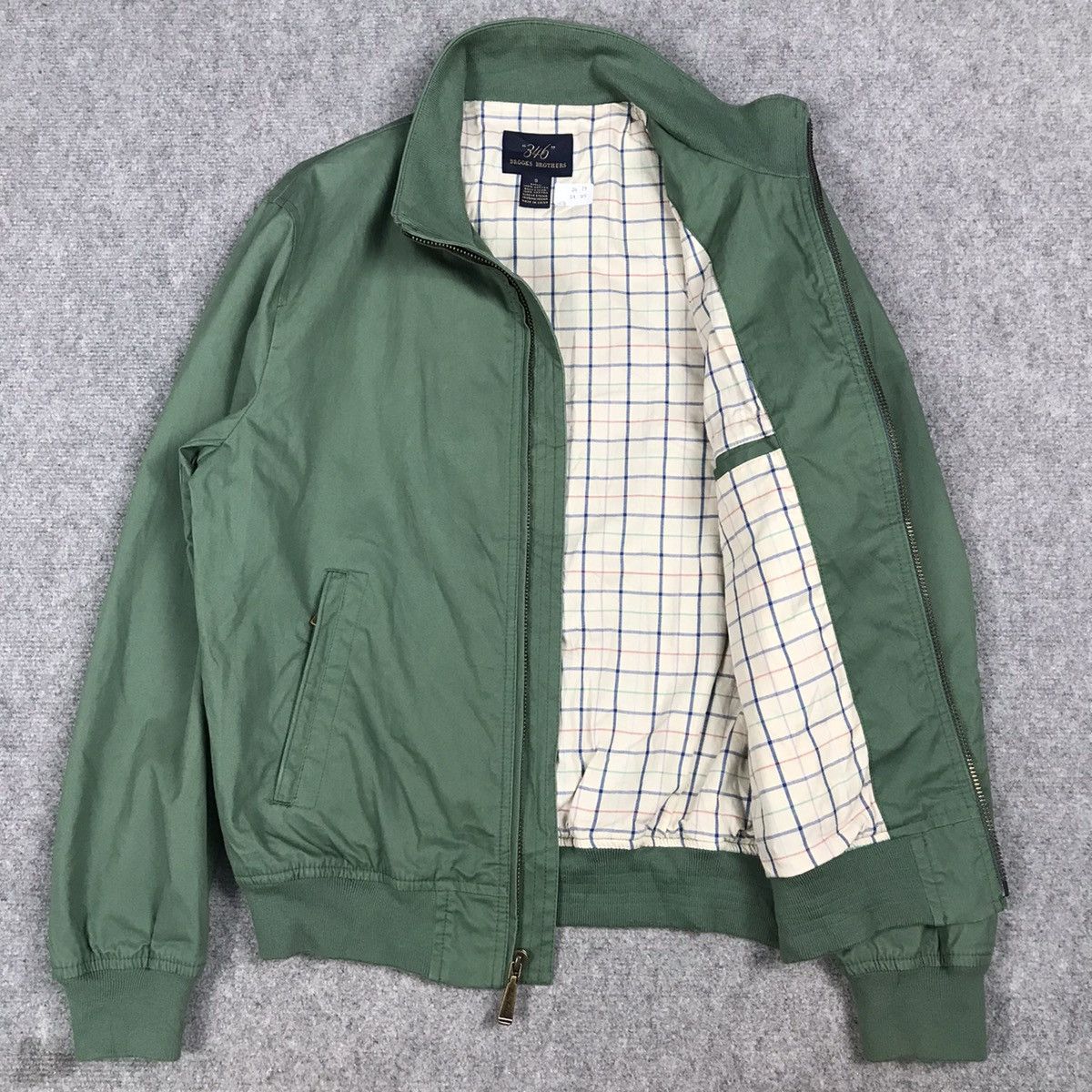 Brooks Brothers BROOKS BROTHERS GREEN ZIPPER JACKET Size US S / EU 44-46 / 1 - 6 Thumbnail