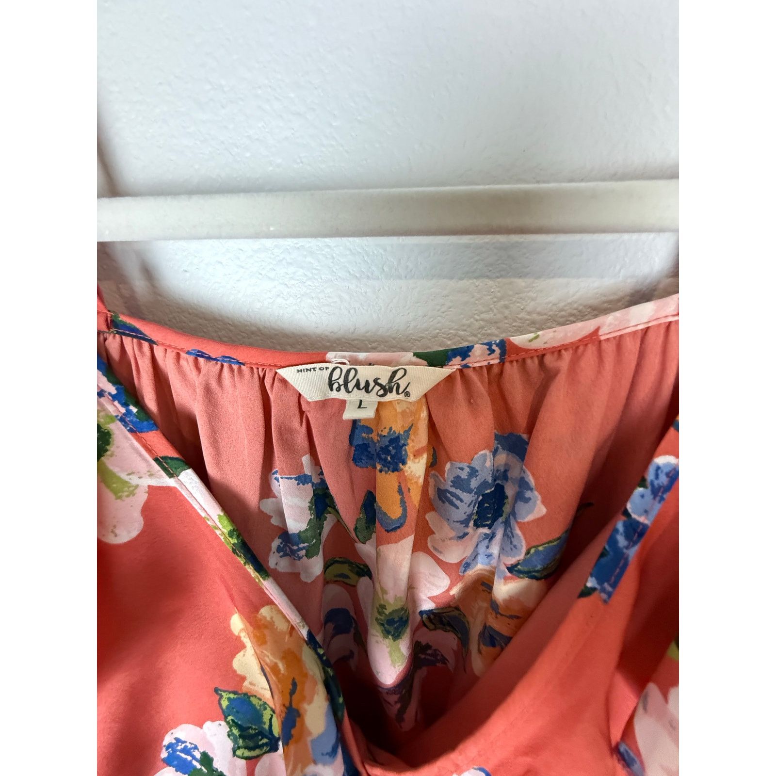 Blush Hint of Blush Ruffled Maxi Dress, Sz L Size L / US 10 / IT 46 - 5 Thumbnail