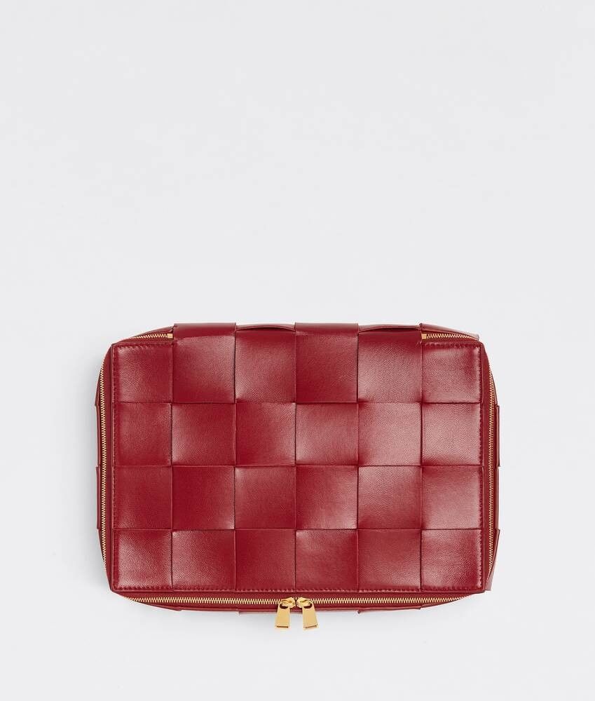 Bottega Veneta o1n1vont0525 Size: OS / Organizer Pouch in Dark Red Size ONE SIZE - 1 Thumbnail