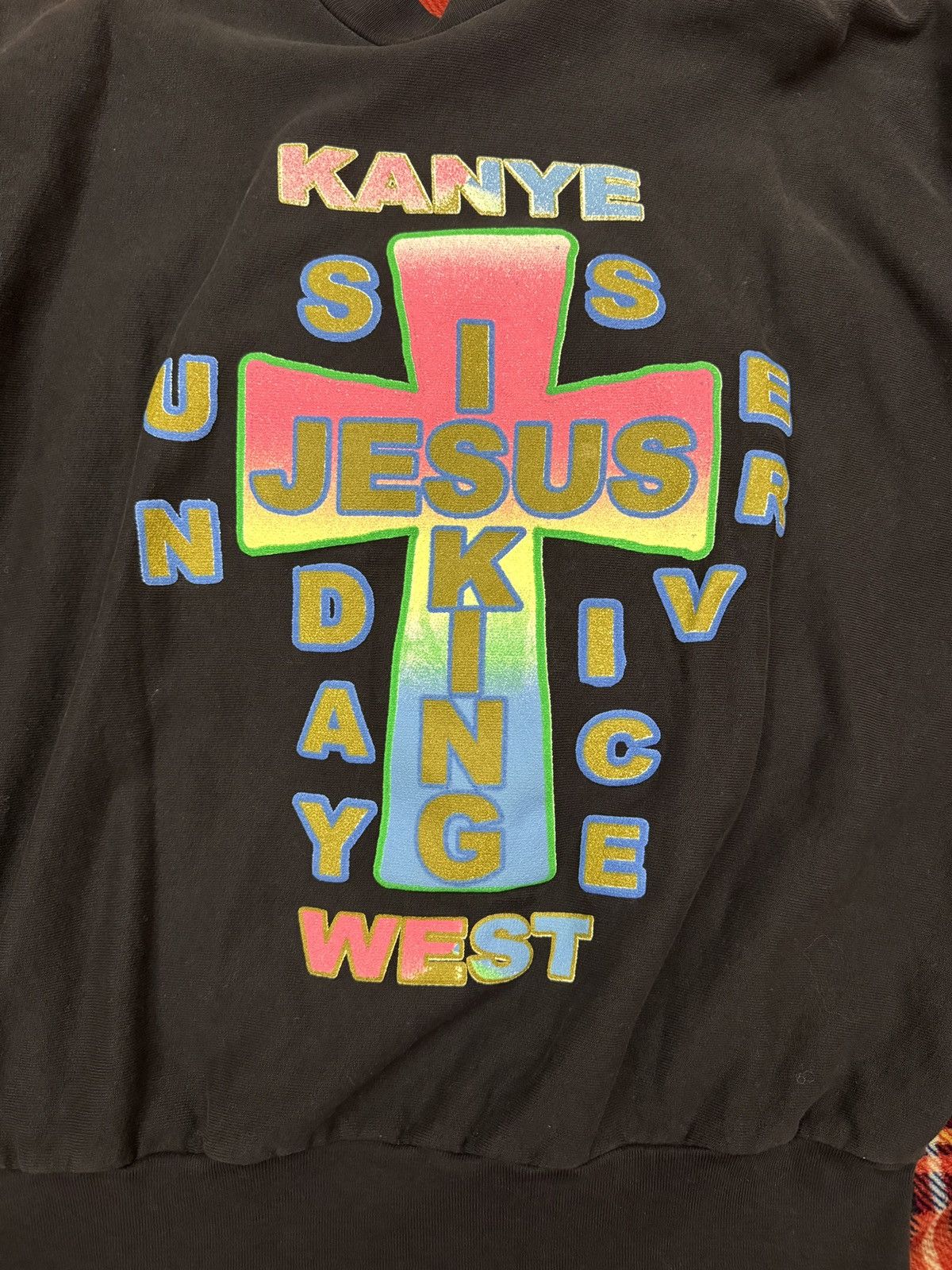 【KANYE WEST】AWGE FOR JIK CROSS CREWNECK II Kanye West AWGE for JIK Cross Crewneck White Men's - FW19 - US