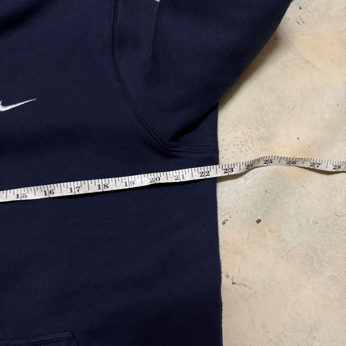 Nike Y2K Navy Blue Nike Hoodie Small Logo Size US M / EU 48-50 / 2 - 10 Thumbnail