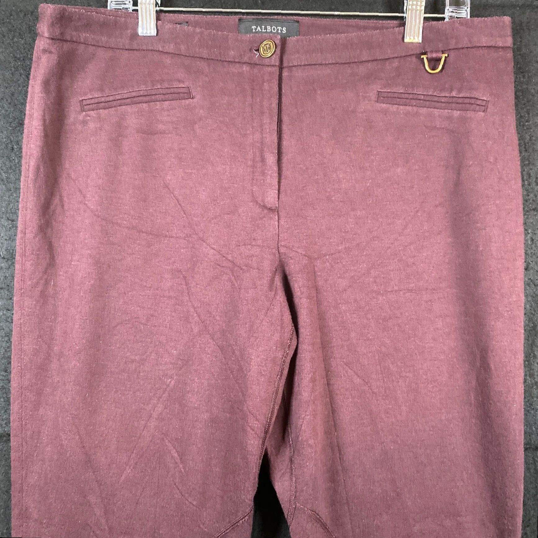 Talbots **Dalton Ankle Crop Pants Talbots Women Purple 14** User: **Talbots Women Purple Dalton Ankle Crop Pants 14** Size 25" / US 0 / IT 36 - 2 Thumbnail