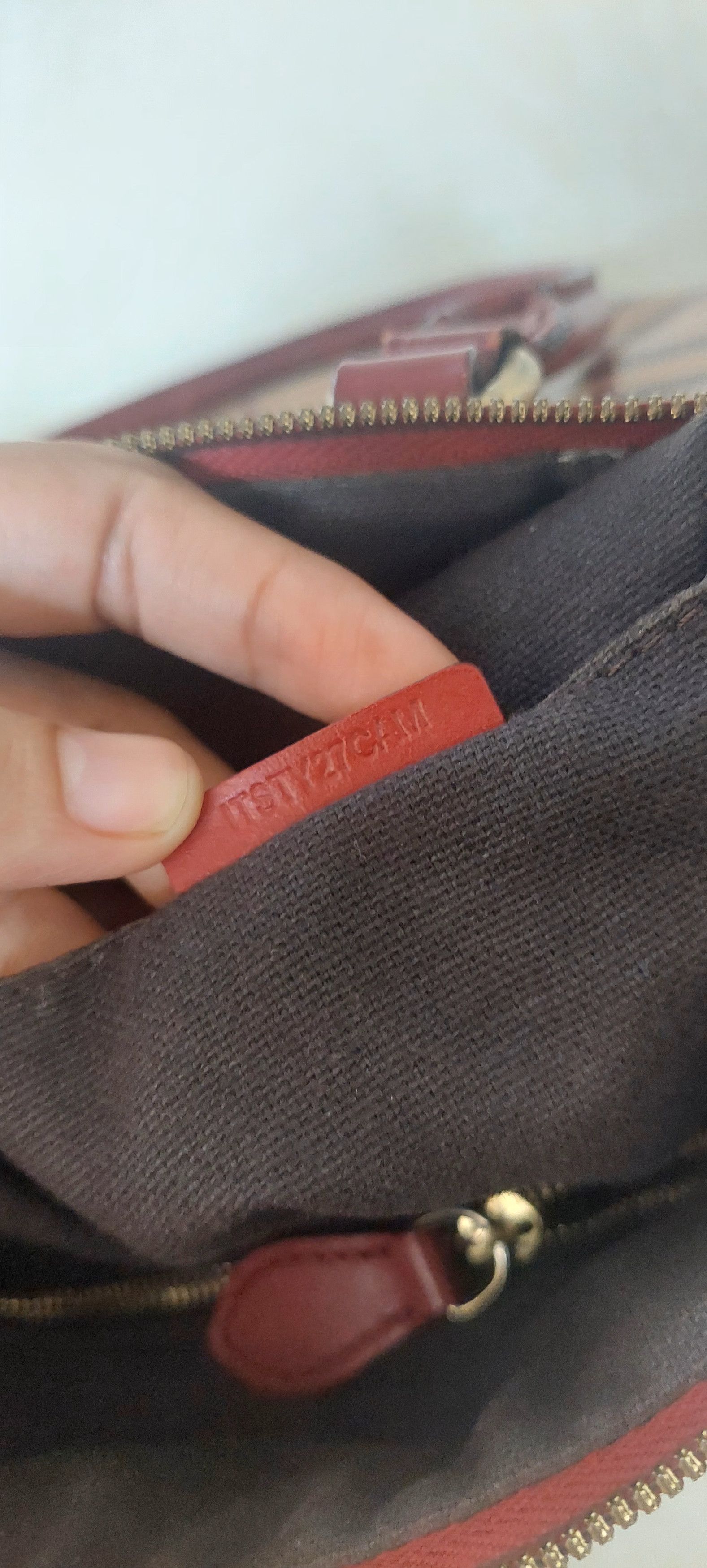 Burberry Burberry Haymarket PVC Red Size ONE SIZE - 7 Thumbnail