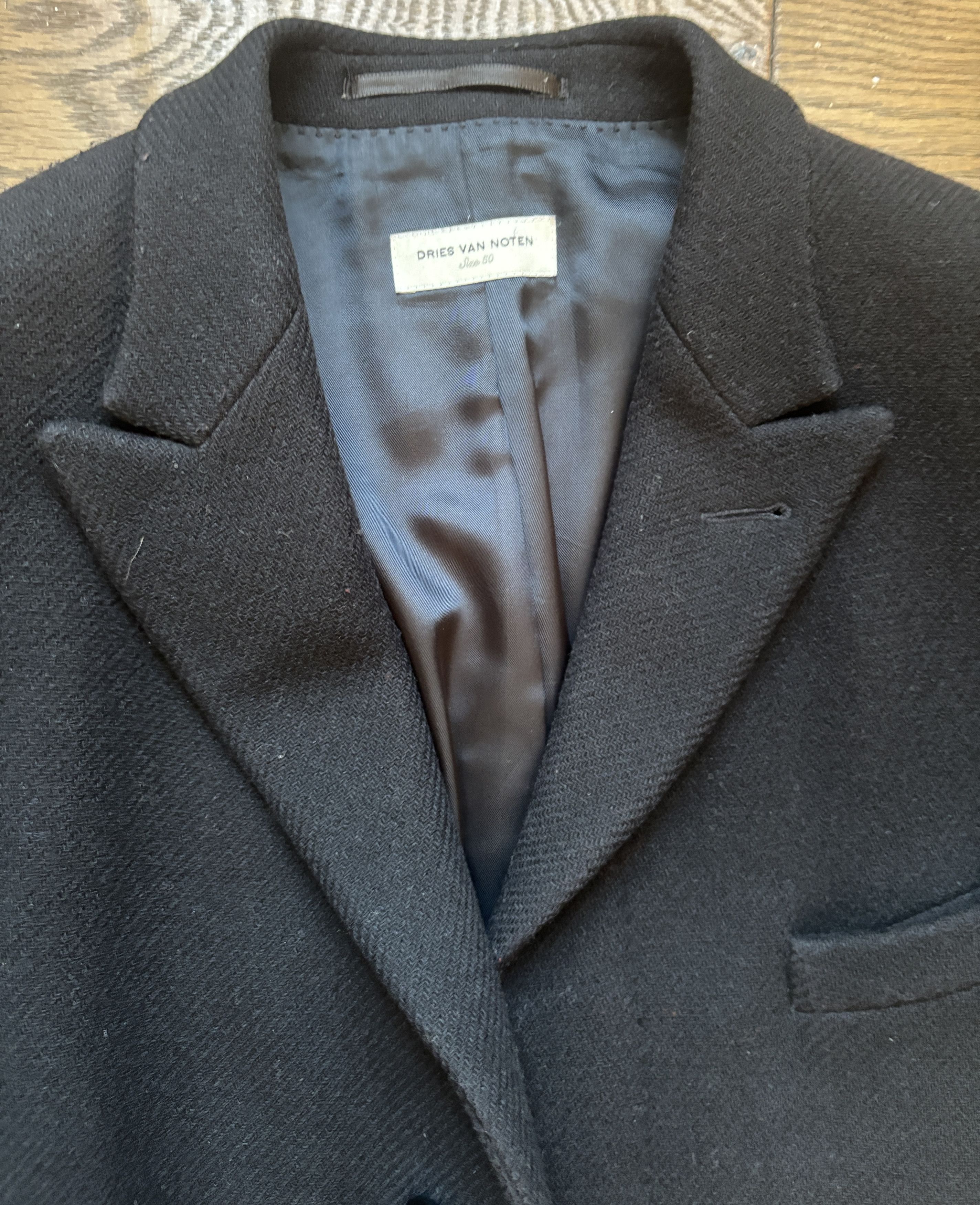Dries Van Noten Dries Van Noten wool single breasted coat mens, size 50 Size US M / EU 48-50 / 2 - 2 Thumbnail