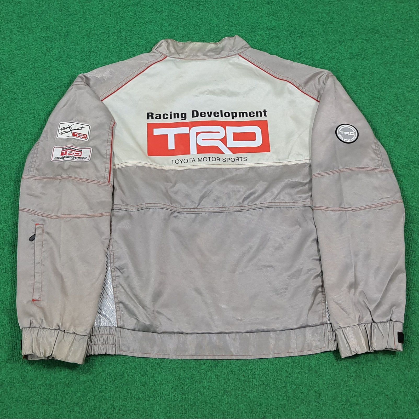 Japanese Brand 90s TRD Toyota Motorsports JDM Boshoku Mech Mesh Jacket E1A6 Size US L / EU 52-54 / 3 - 1 Thumbnail