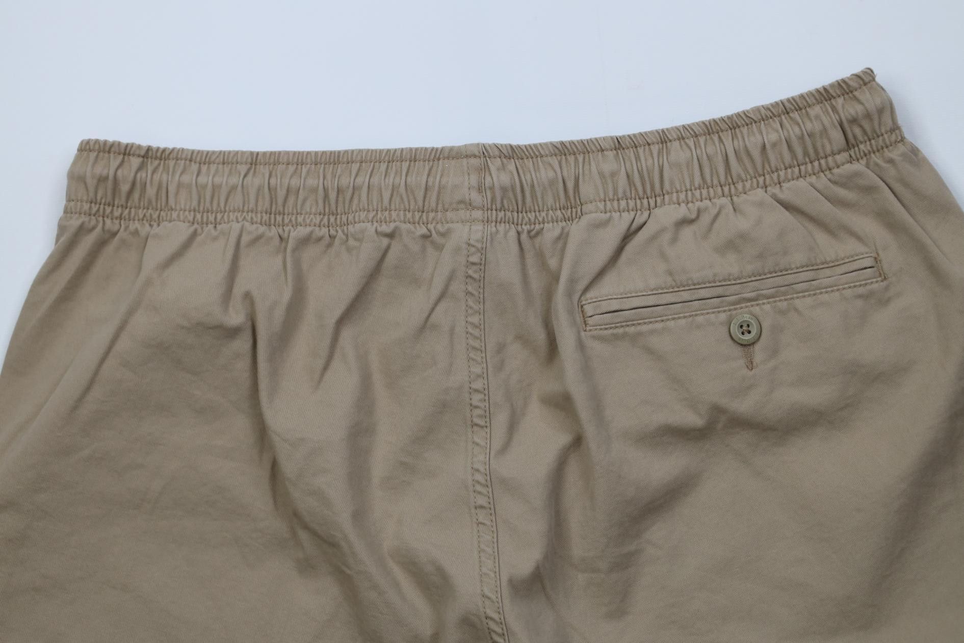 L.L. Bean Vintage 90s Y2K LL Bean Above Knee Shorts Beige Tan Cotton Size US 34 / EU 50 - 8 Thumbnail