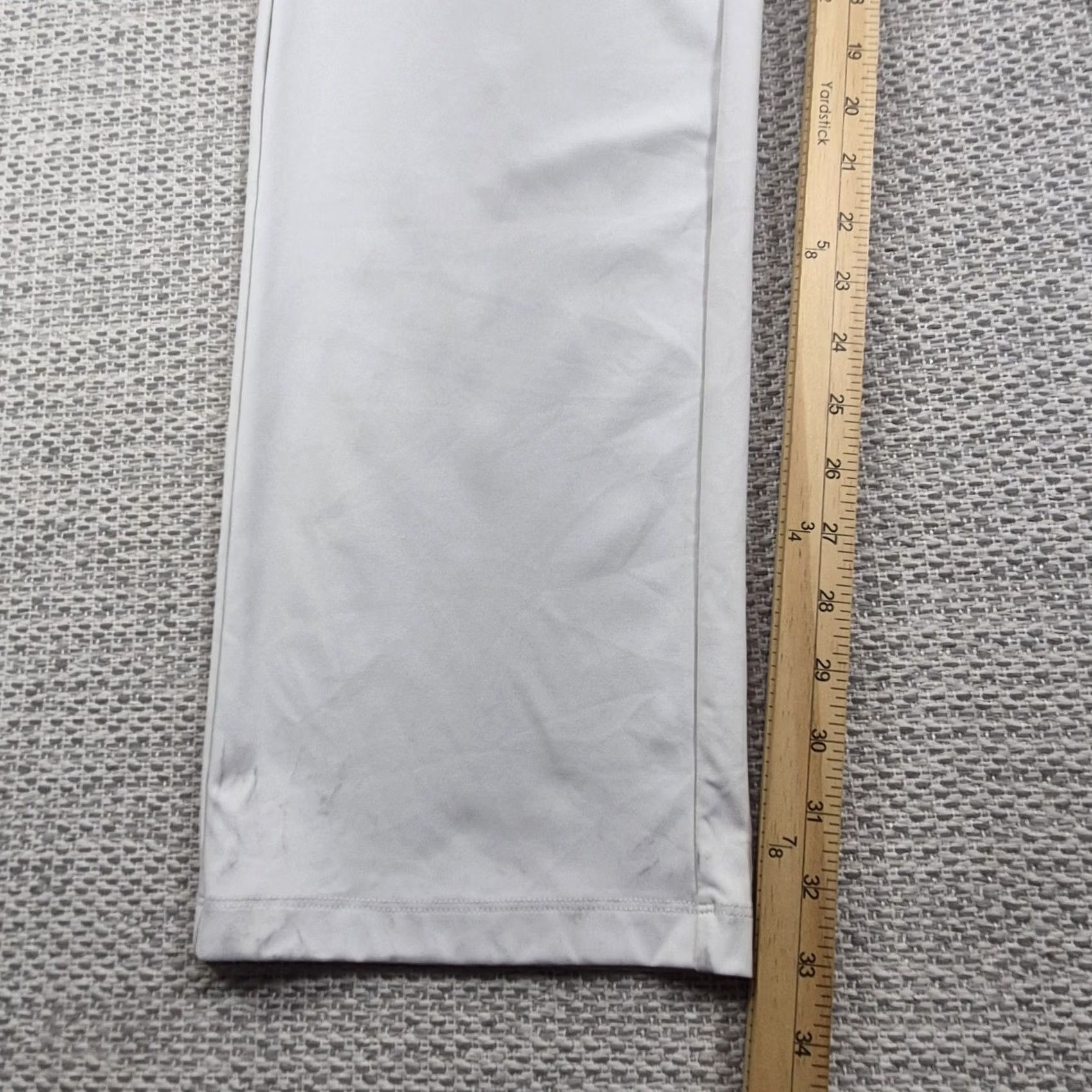 Vintage Graham Luxe Golf Pants Mens 38x34 Ivory White Polyester Straight Leg Chino Casual Vintage No Size US 38 / EU 54 - 7 Thumbnail
