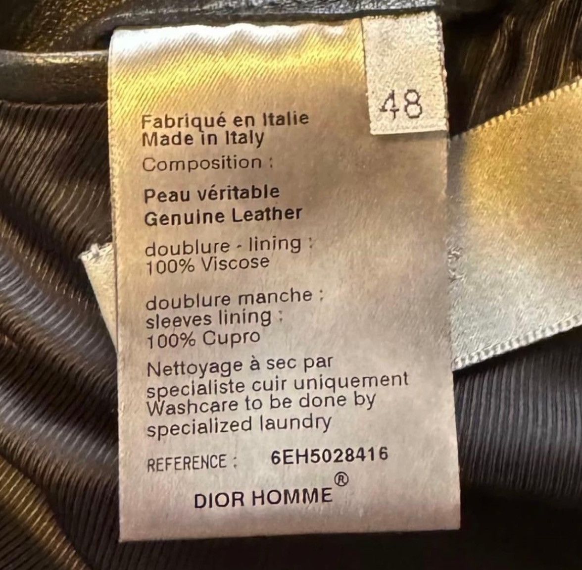 Dior 06SS Hedi Slimane Leather Blazer Jacket Size US M / EU 48-50 / 2 - 4 Thumbnail