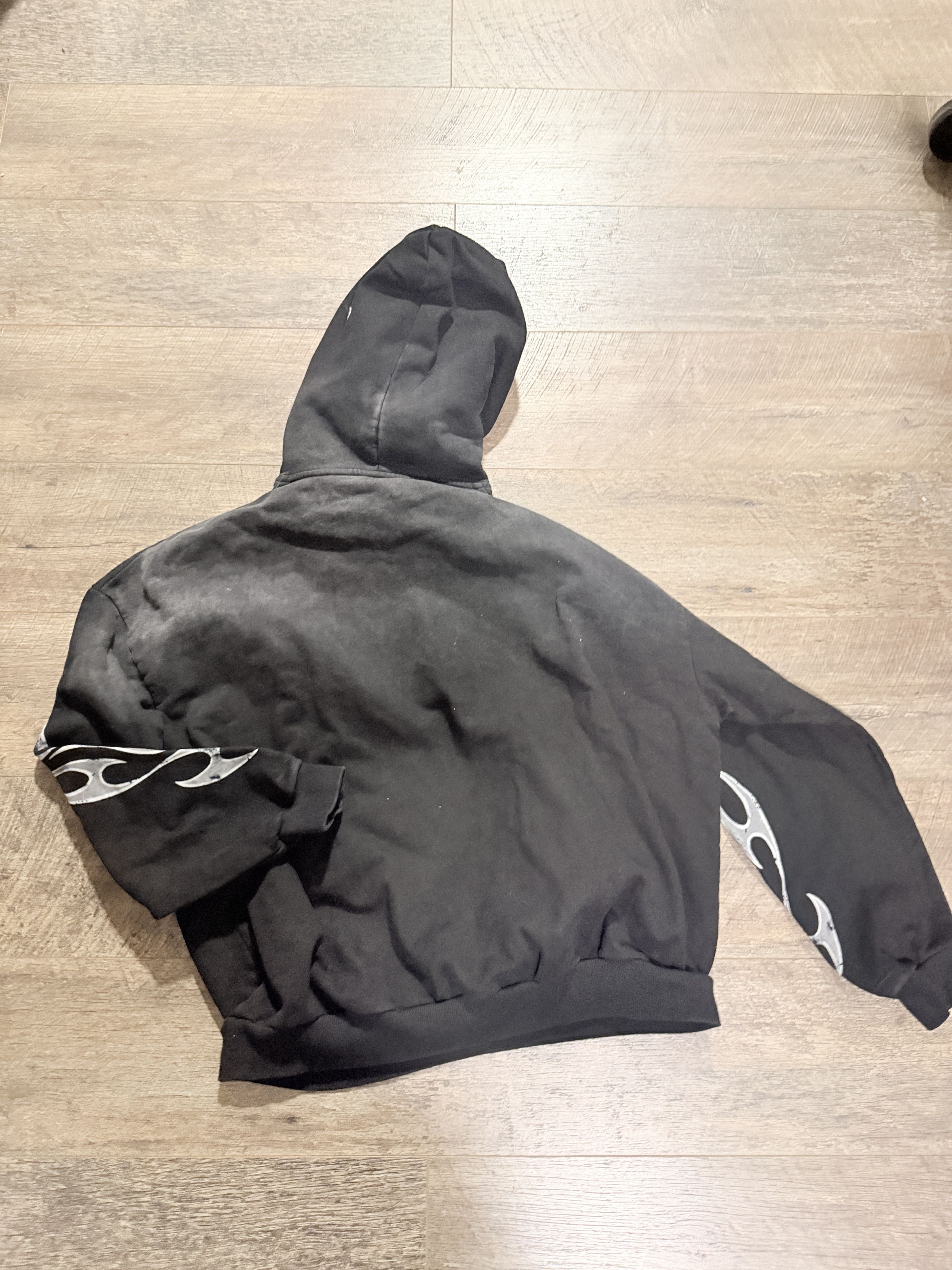 GodMade clo Godmade GM Logo Hoodie Washed Black Size US XL / EU 56 / 4 - 4 Thumbnail