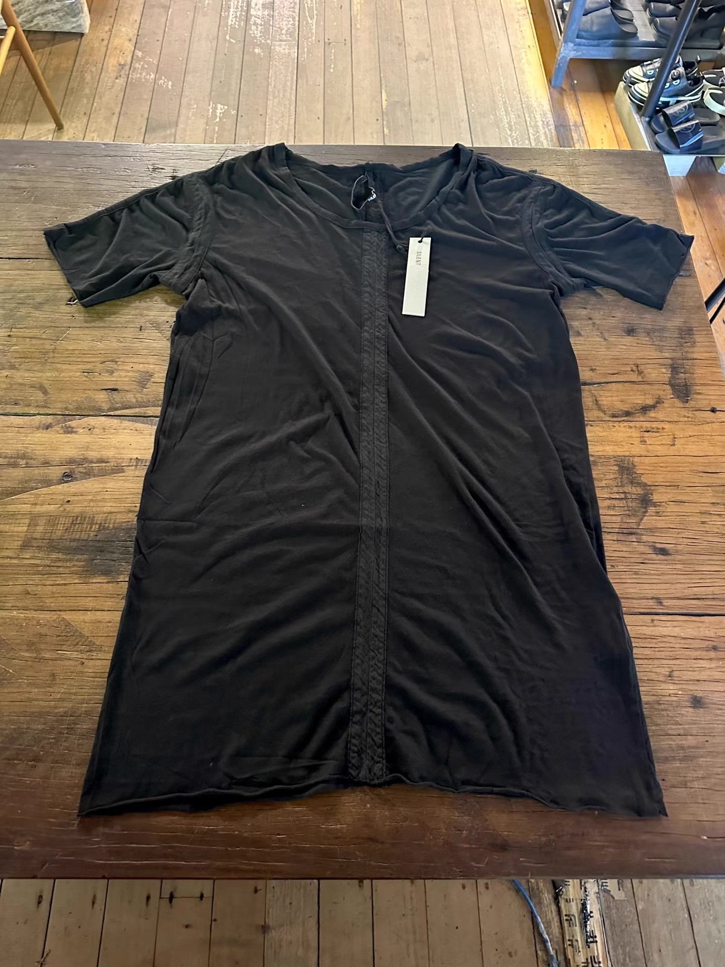 Silent By Damir Doma Silent by Damir Doma Black Basic Short‑Sleeve T‑shirt Ｑ25 Size US M / EU 48-50 / 2 - 1 Thumbnail