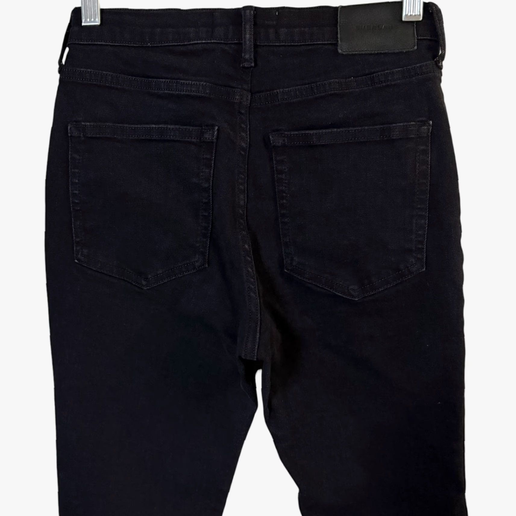 Everlane VINTAGE Everlane Skinny Ankle Denim Jeans Black Women's 28 High-Rise Authentic Stretch Size 28" / US 6 / IT 42 - 6 Thumbnail