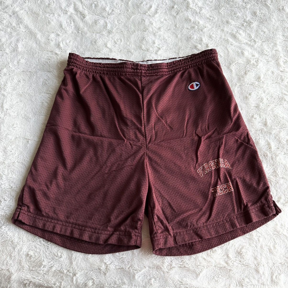 Champion Vintage Virginia Tech Shorts Mens L 6” Champion VT Hokies Size US 30 / EU 46 - 1 Thumbnail