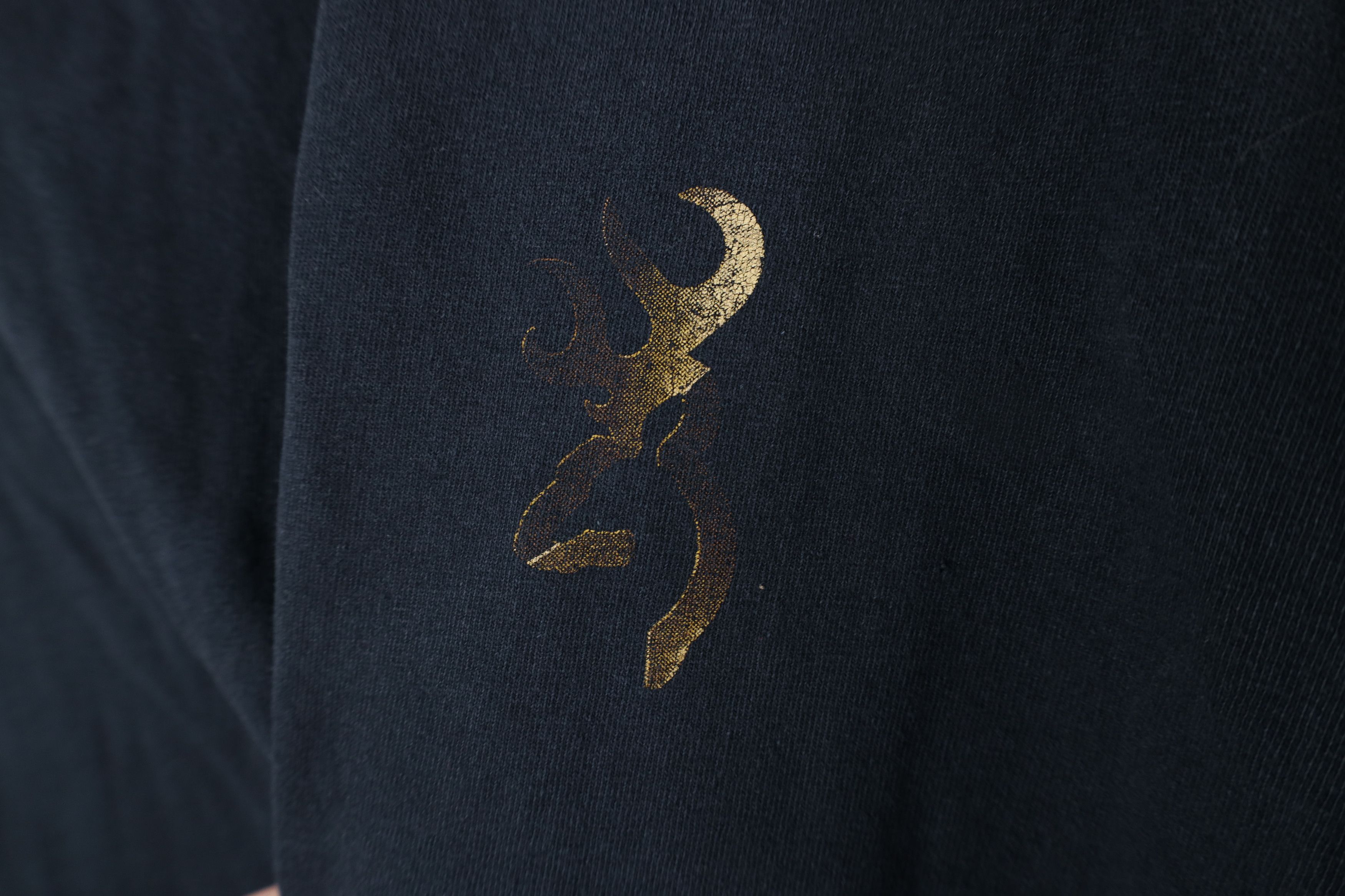 Vintage Vintage Browning Hunting Spell Short Sleeve T-Shirt Black Size US XL / EU 56 / 4 - 5 Thumbnail