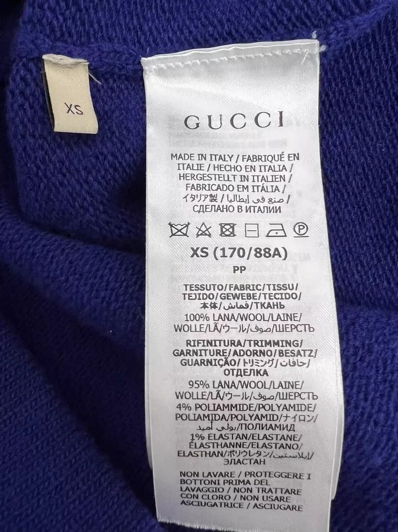 Gucci Gucci Embroidered LOGO knitted cardigan sweater 2501-Nextar Size US XS / EU 42 / 0 - 4 Thumbnail