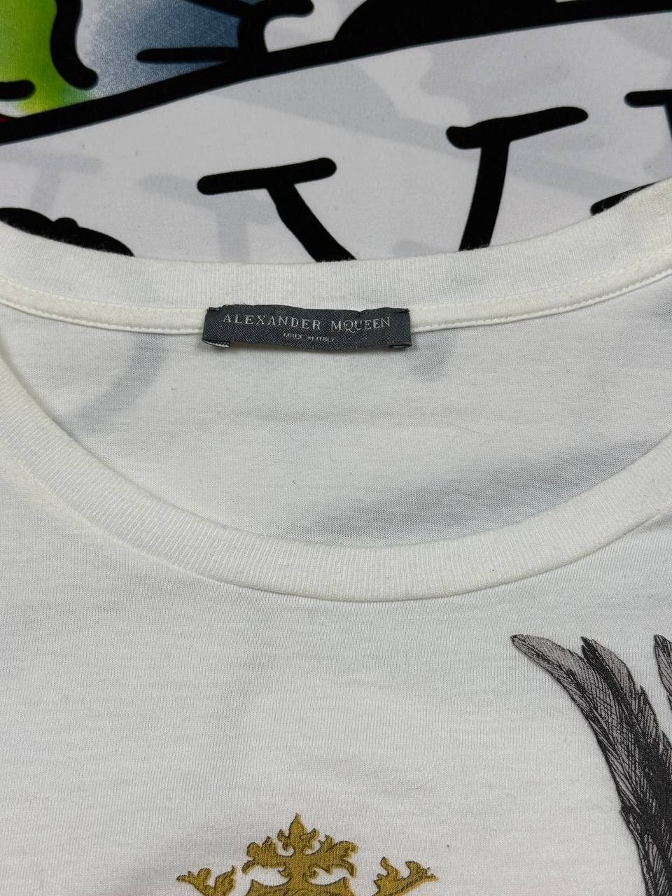 Alexander McQueen Alexander McQueen Luxury T-Shirt Skull Pattern Size M Size M / US 6-8 / IT 42-44 - 3 Thumbnail