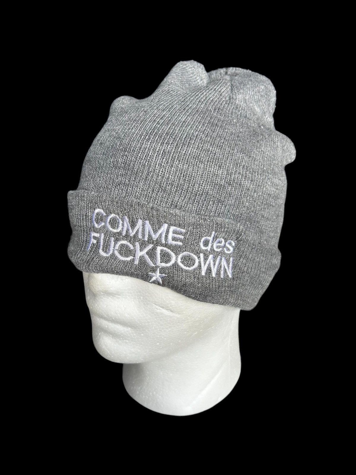 Comme Des Fuck Down × Japanese Brand COMME des FUCK DOWN Beanie Hats ☠️ Size ONE SIZE - 3 Thumbnail