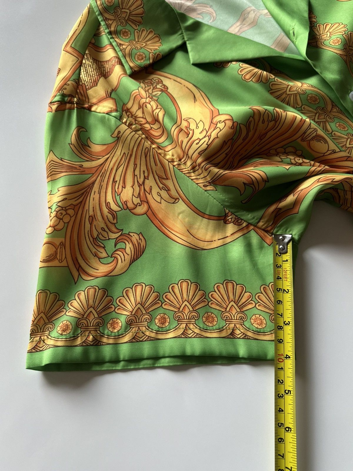 Versace Versace Silk Barocco Medusa shirt Size US L / EU 52-54 / 3 - 18 Thumbnail