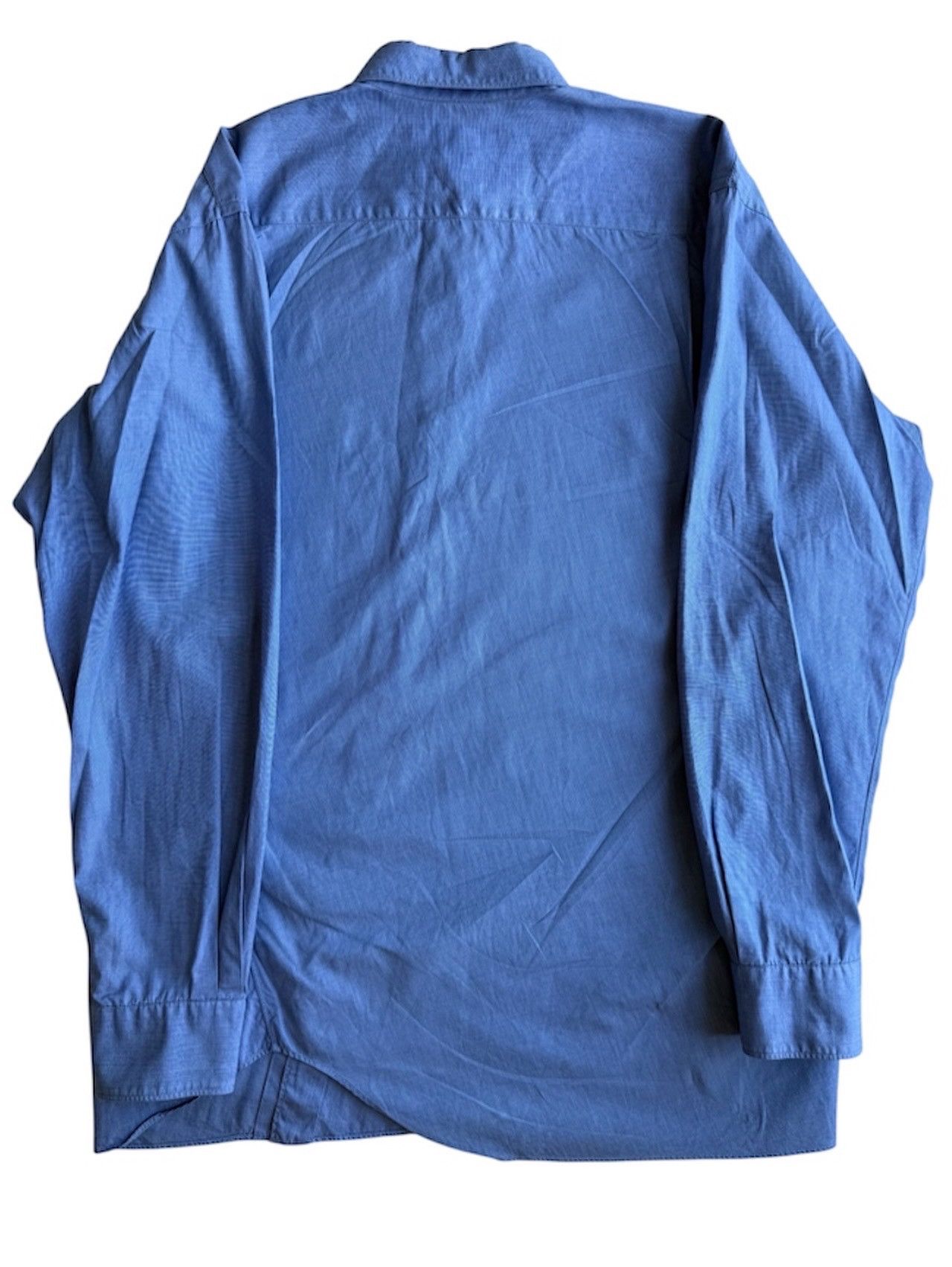 Comme des Garcons SHIRT Cdg SHIRT Asymmetric ‘Twisted’ Blue Shirt Size US S / EU 44-46 / 1 - 7 Thumbnail
