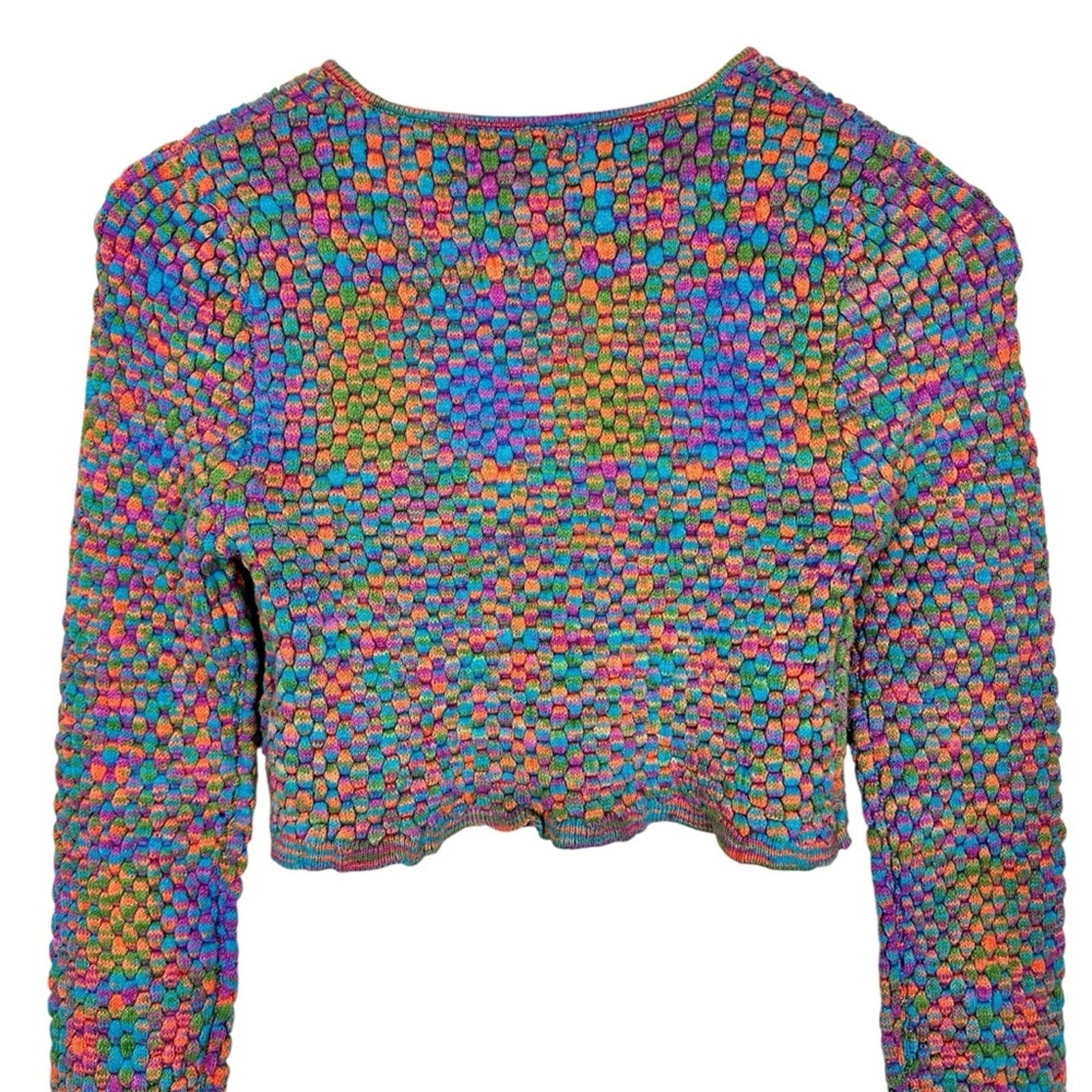 Urban Outfitters Urban Outfitters Piper Keyhole Textured Knit Crop Top Medium Size M / US 6-8 / IT 42-44 - 8 Thumbnail
