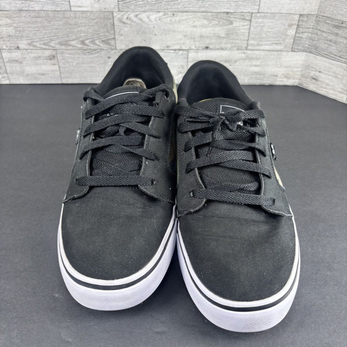 DC DC ANVIL CANVAS TX SE SKATE TRAINERS MEN SHOES BLACK/ Size US 12 / EU 45 - 12 Thumbnail